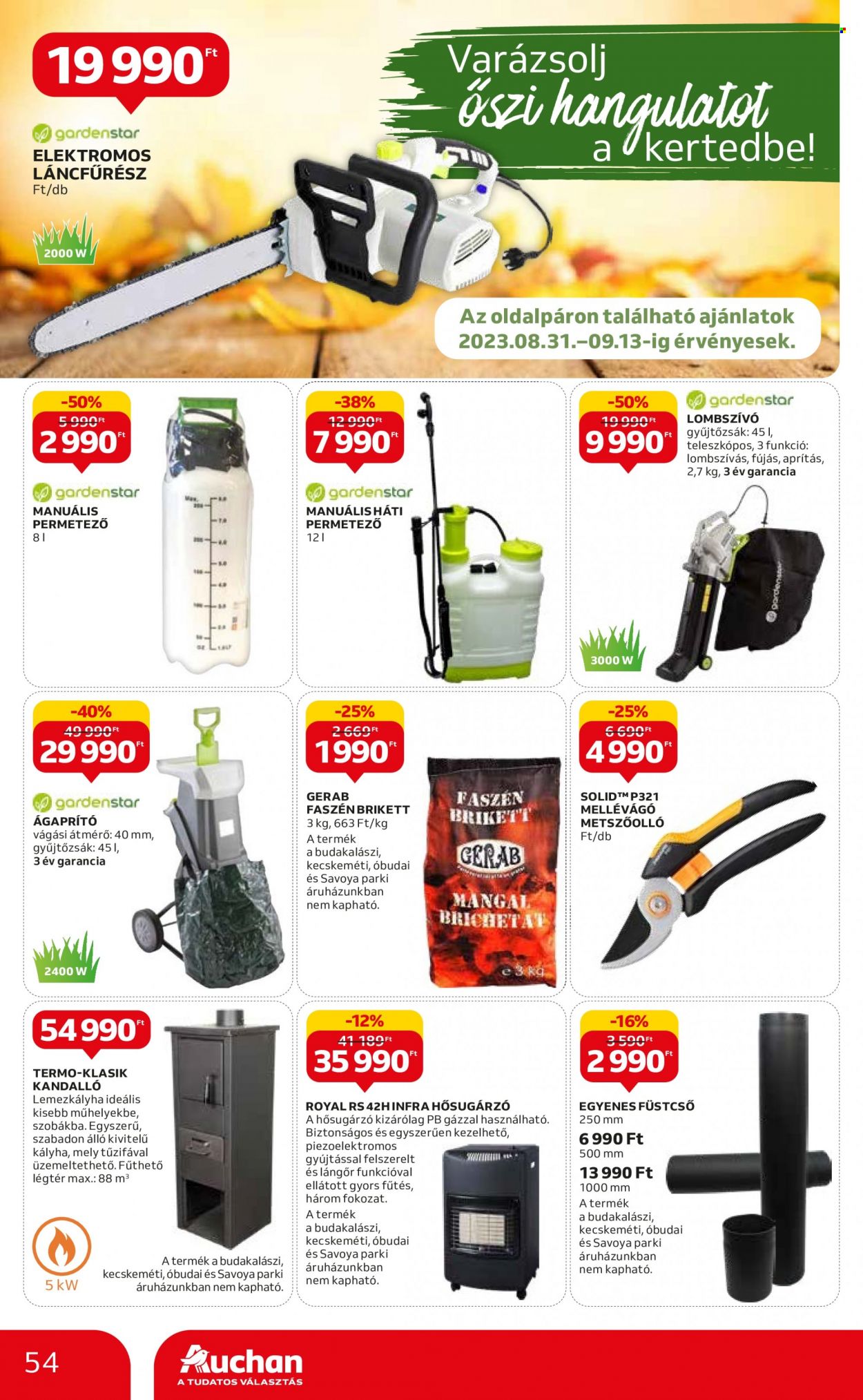 Auchan akciós újságok - 2023.08.31 - 2023.09.06. Oldal 54