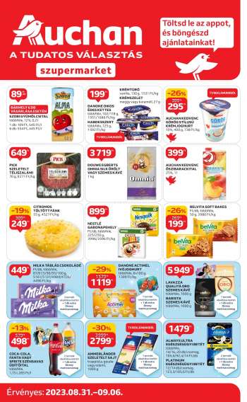 Újság Auchan - 2023.08.31 - 2023.09.06.