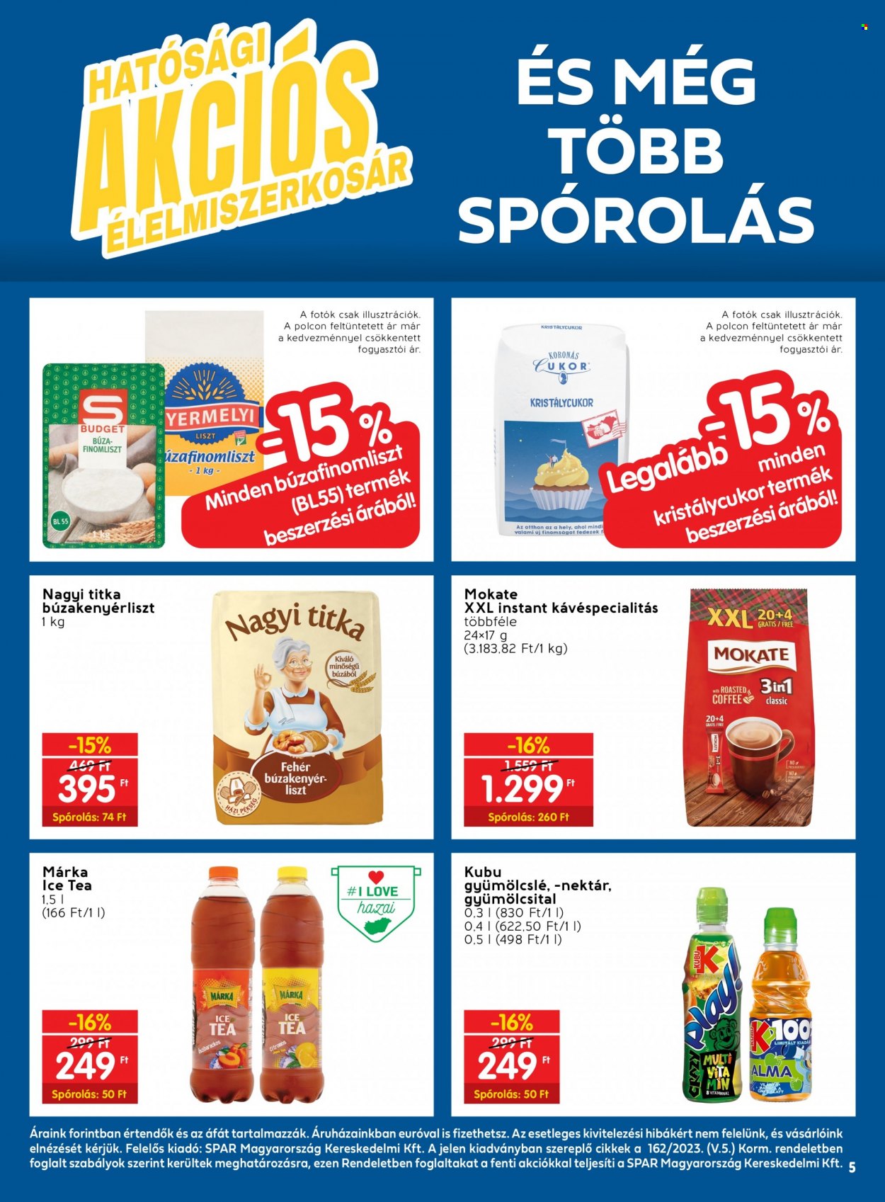 SPAR akciós újságok - 2023.08.31 - 2023.09.06. Oldal 5
