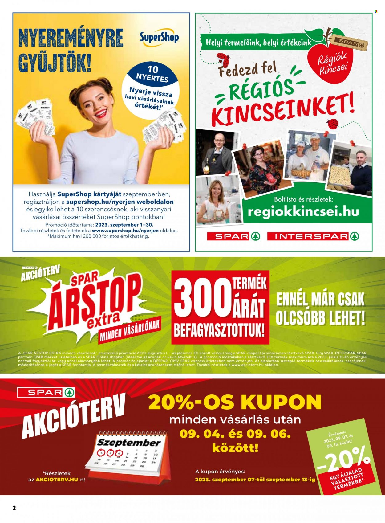 SPAR akciós újságok - 2023.08.31 - 2023.09.06. Oldal 8