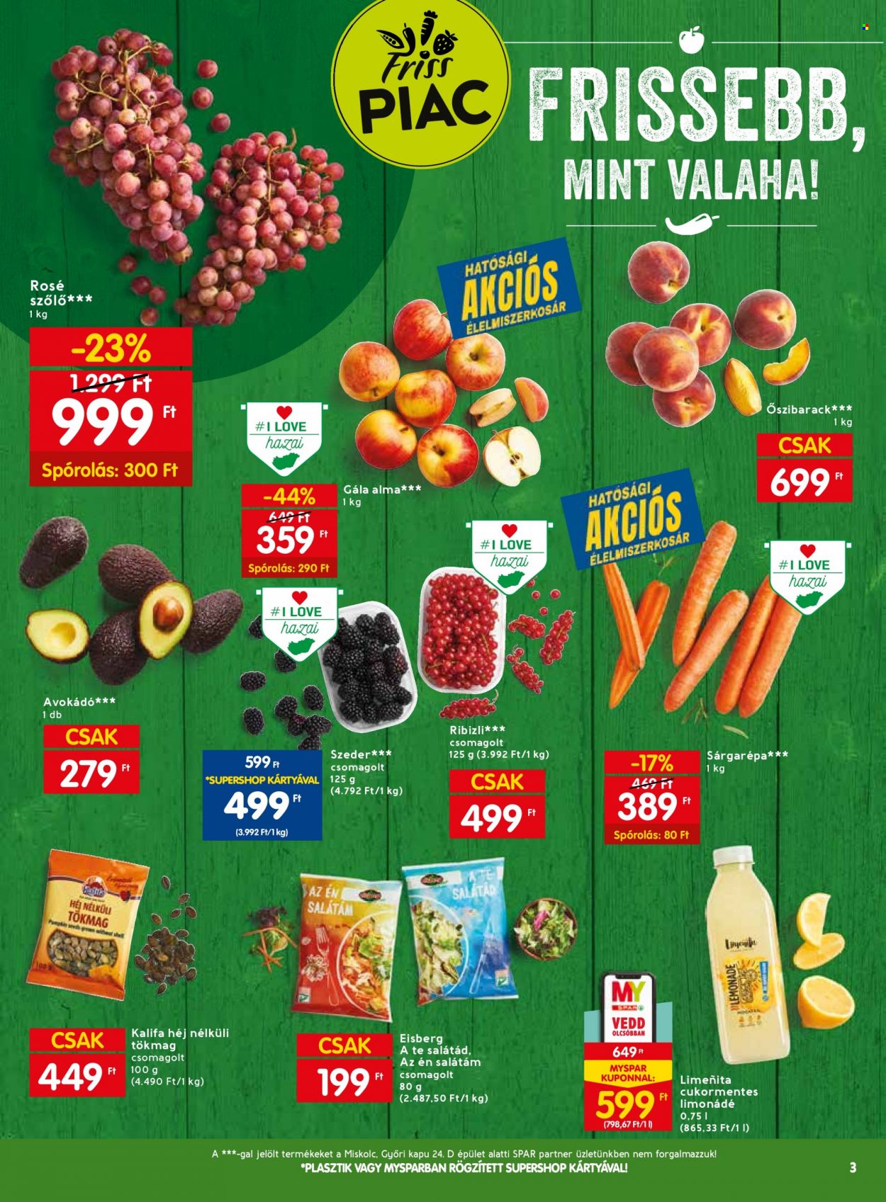 SPAR akciós újságok - 2023.08.31 - 2023.09.06. Oldal 9