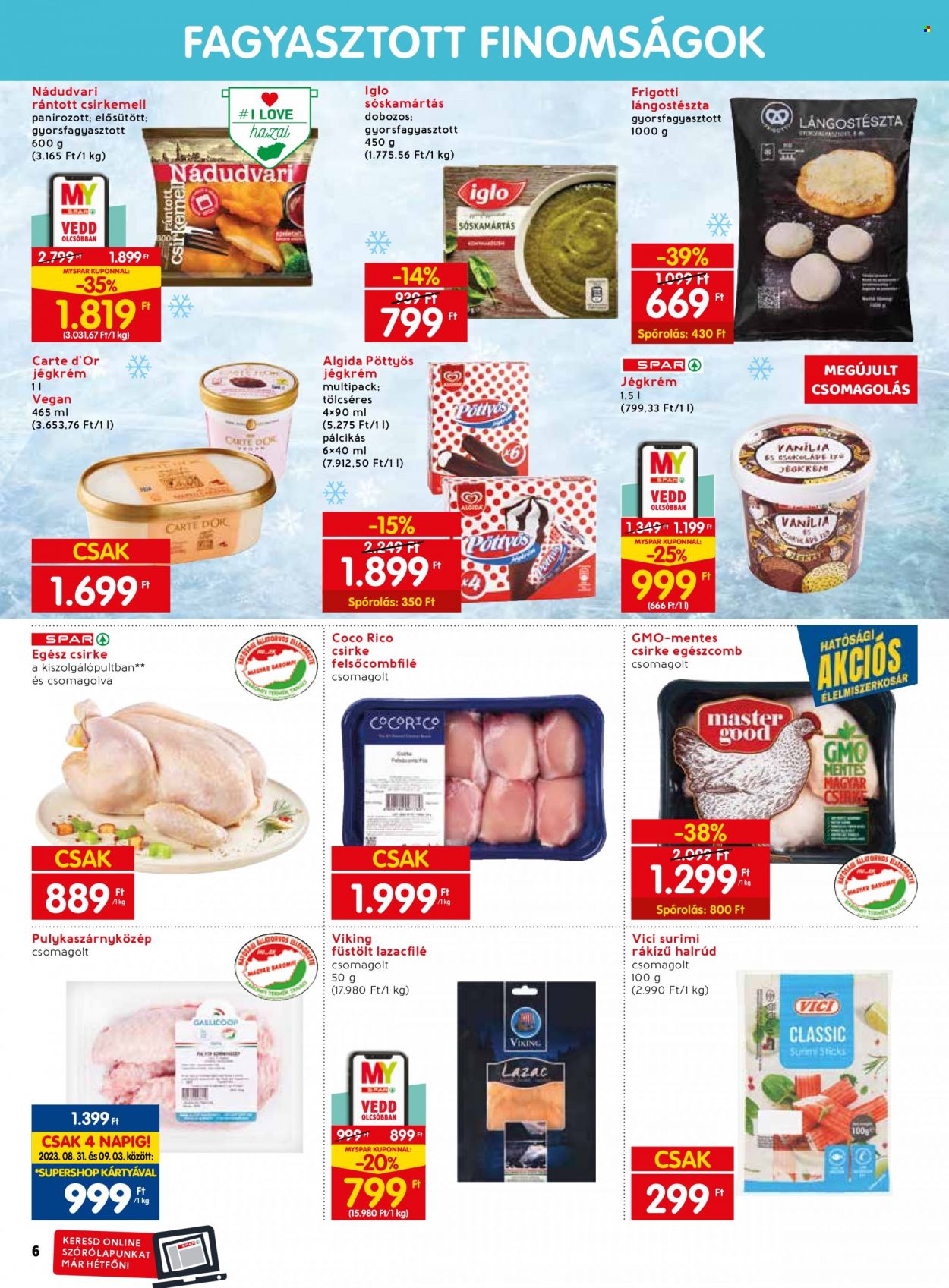 SPAR akciós újságok - 2023.08.31 - 2023.09.06. Oldal 14