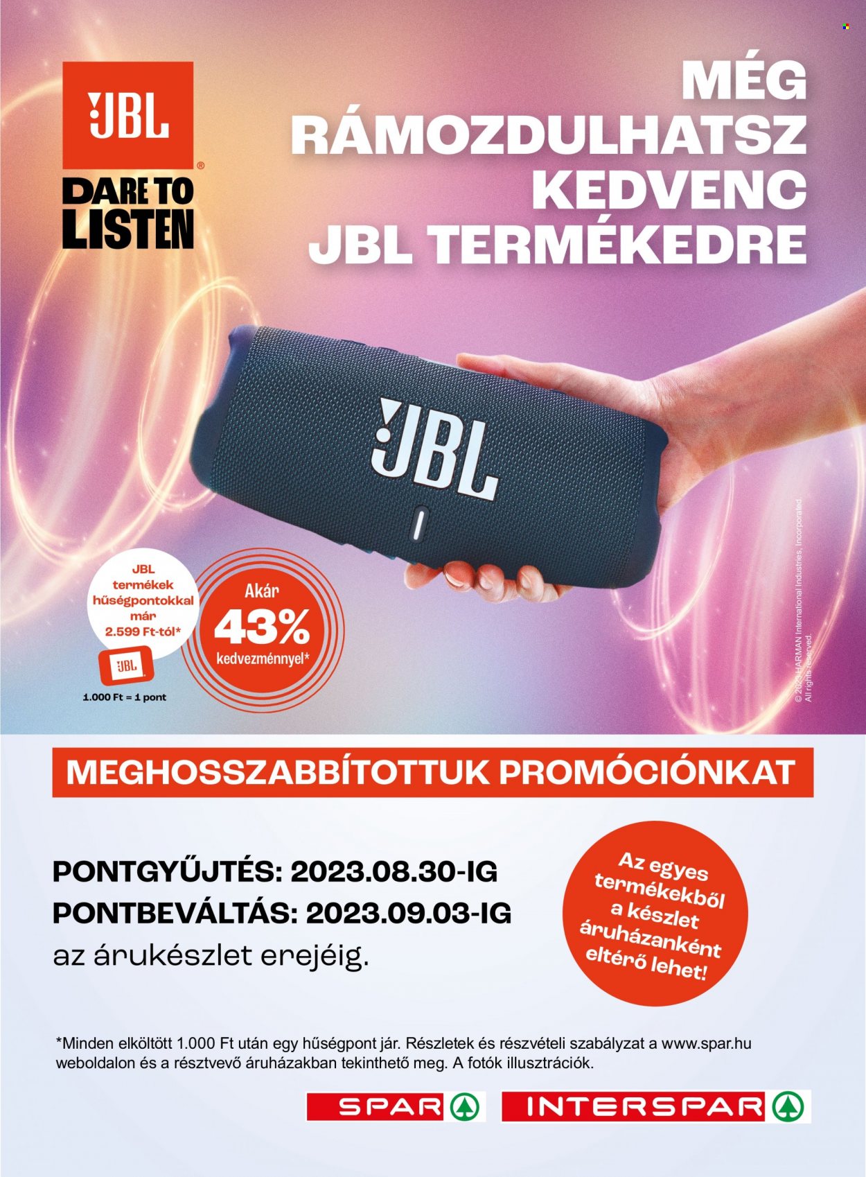 SPAR akciós újságok - 2023.08.31 - 2023.09.06. Oldal 19