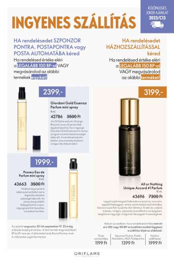 Újság Oriflame - 2023.08.30 - 2023.09.19.