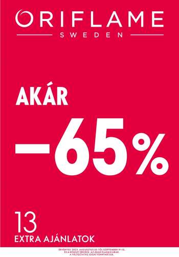 Újság Oriflame - 2023.08.30 - 2023.09.19.