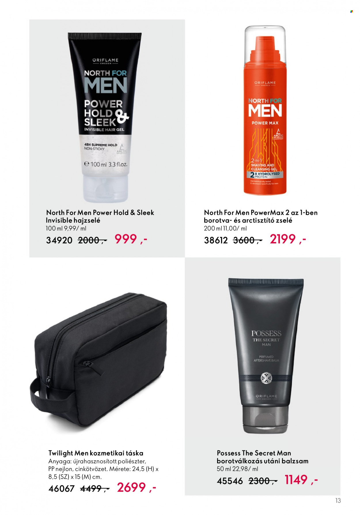 Oriflame akciós újságok - 2023.08.30 - 2023.09.19. Oldal 13