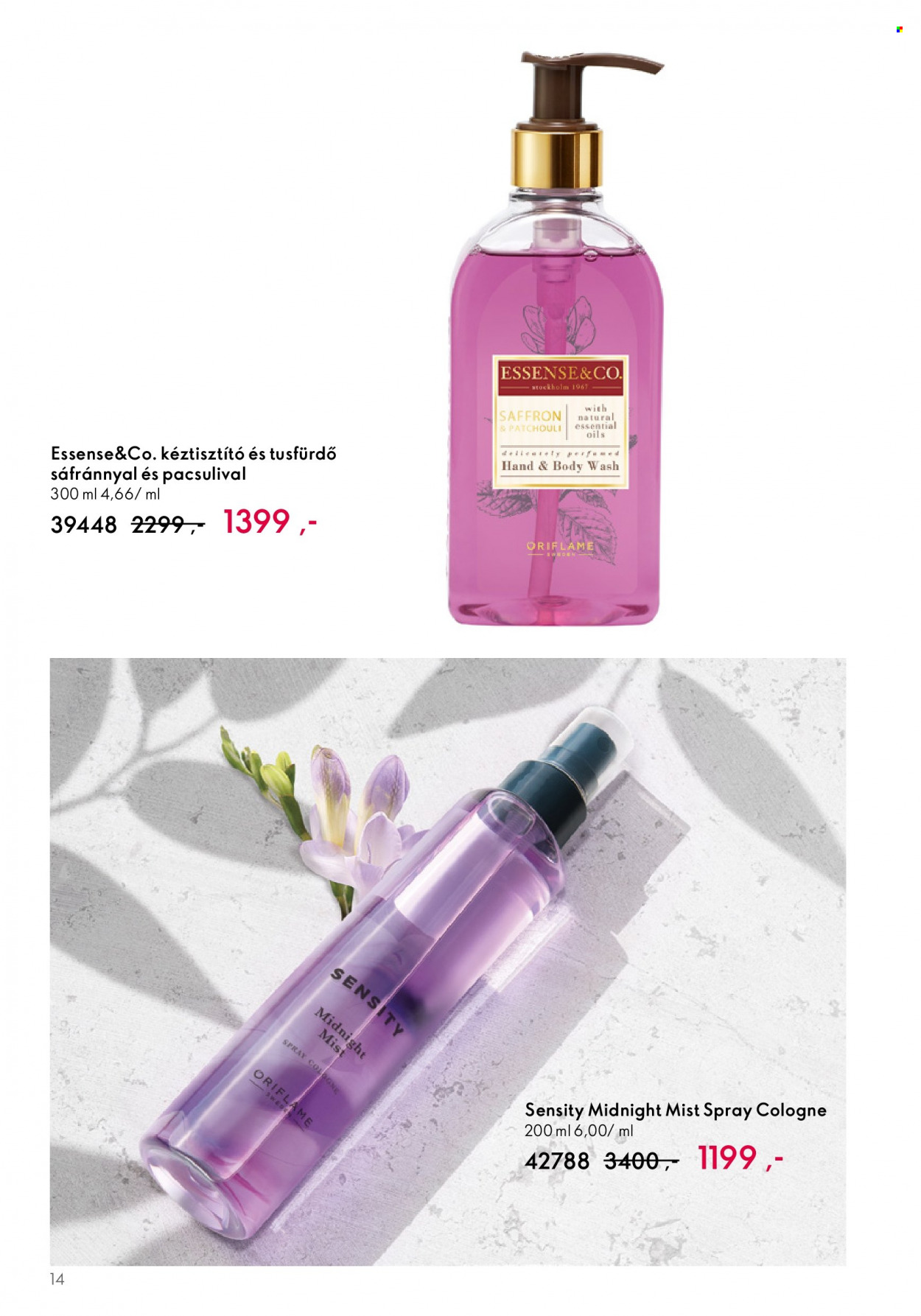 Oriflame akciós újságok - 2023.08.30 - 2023.09.19. Oldal 14