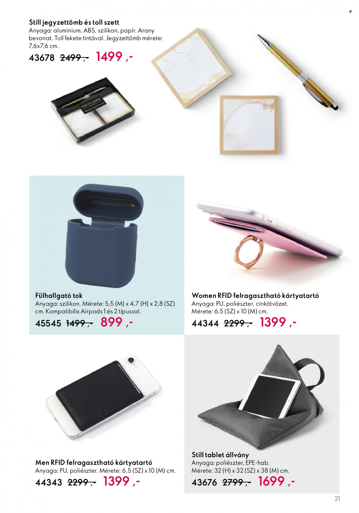 Oriflame akciós újságok - 2023.08.30 - 2023.09.19. Oldal 21