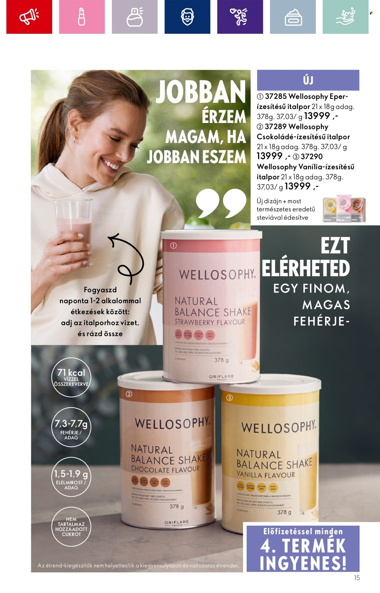 Oriflame akciós újságok - 2023.08.30 - 2023.09.19. Oldal 15
