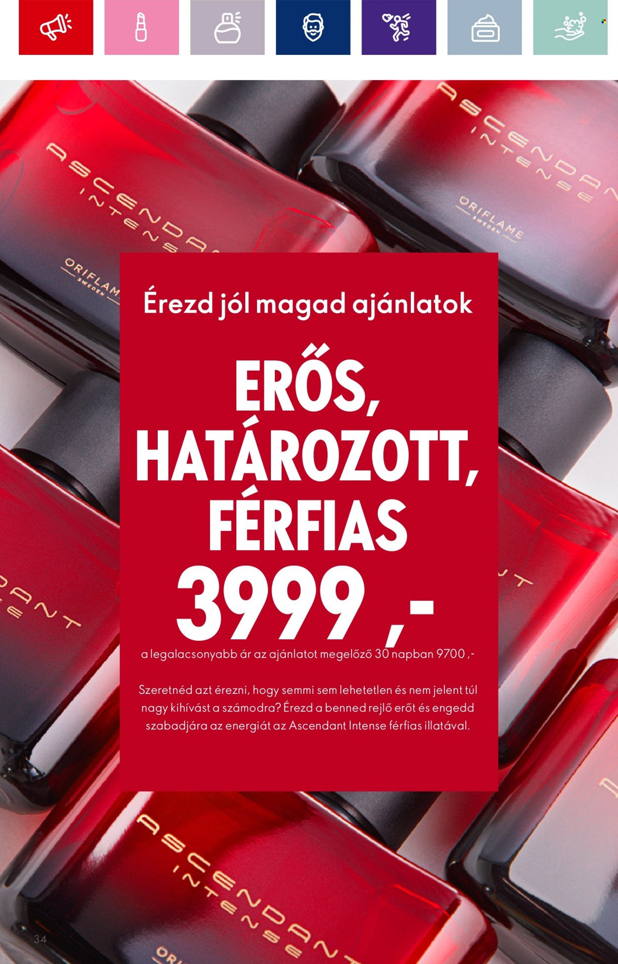 Oriflame akciós újságok - 2023.08.30 - 2023.09.19. Oldal 34