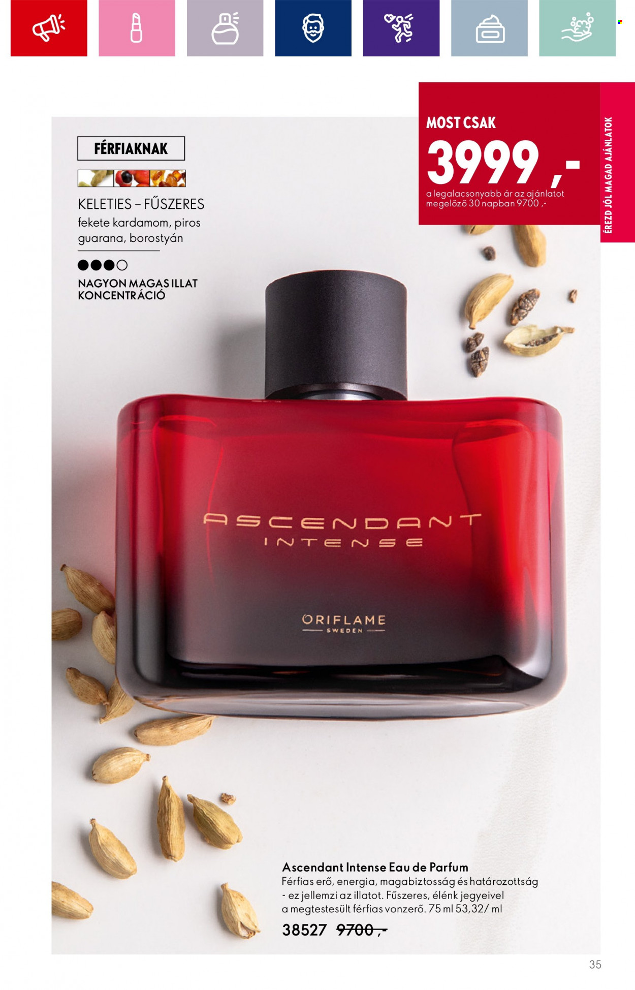 Oriflame akciós újságok - 2023.08.30 - 2023.09.19. Oldal 35