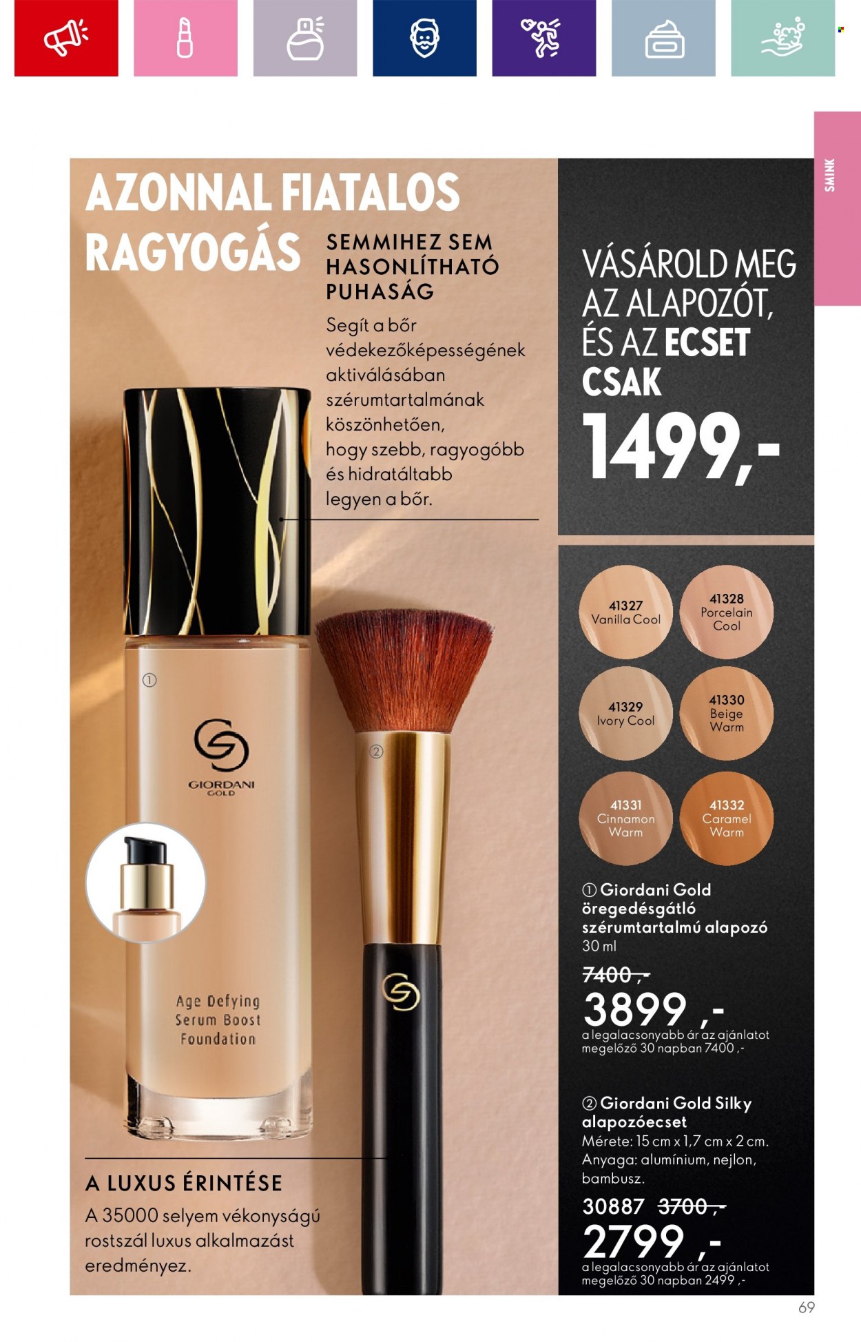 Oriflame akciós újságok - 2023.08.30 - 2023.09.19. Oldal 69