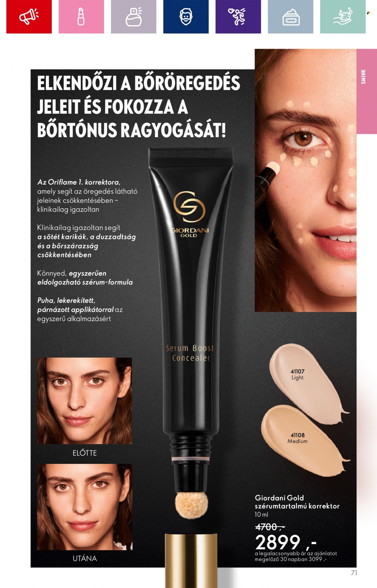 Oriflame akciós újságok - 2023.08.30 - 2023.09.19. Oldal 71