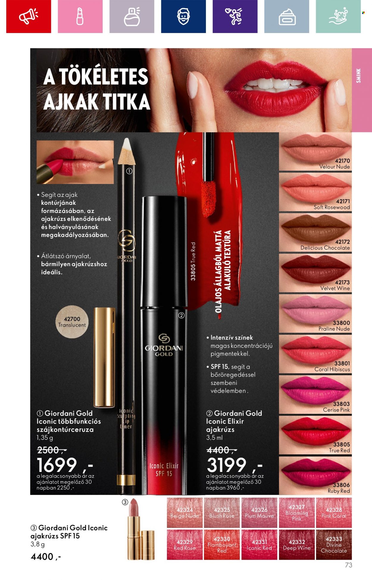 Oriflame akciós újságok - 2023.08.30 - 2023.09.19. Oldal 73