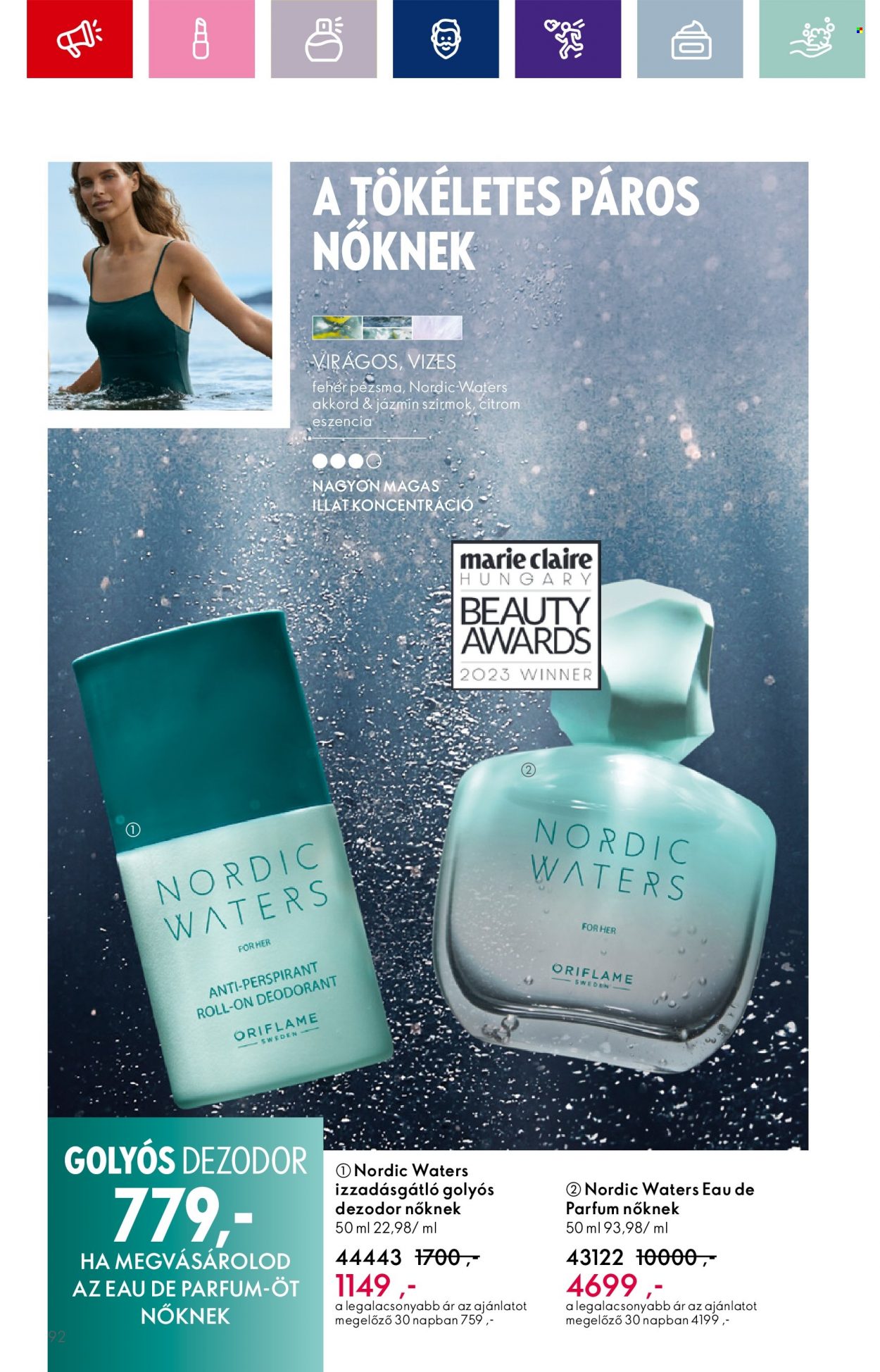 Oriflame akciós újságok - 2023.08.30 - 2023.09.19. Oldal 92