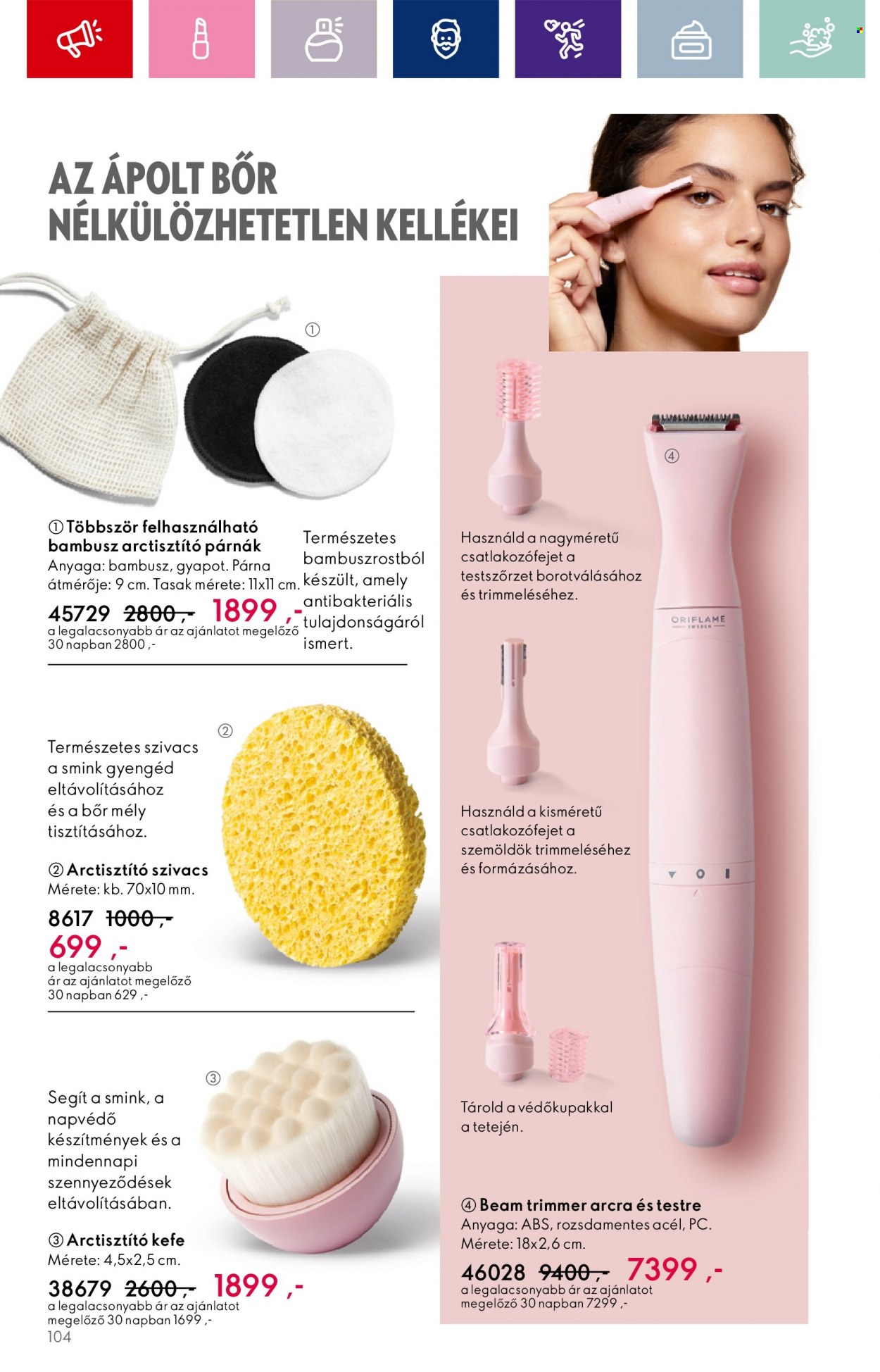 Oriflame akciós újságok - 2023.08.30 - 2023.09.19. Oldal 104