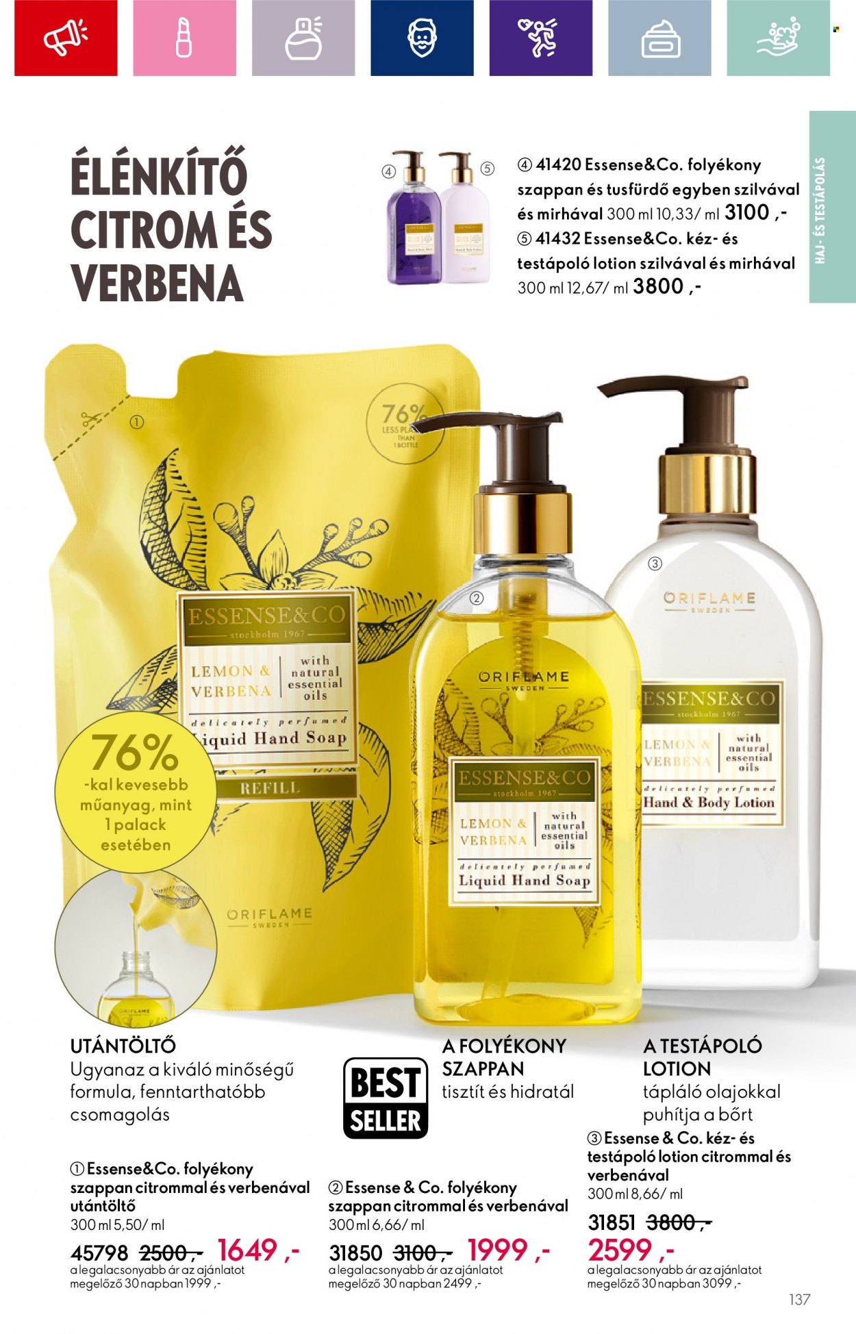 Oriflame akciós újságok - 2023.08.30 - 2023.09.19. Oldal 137