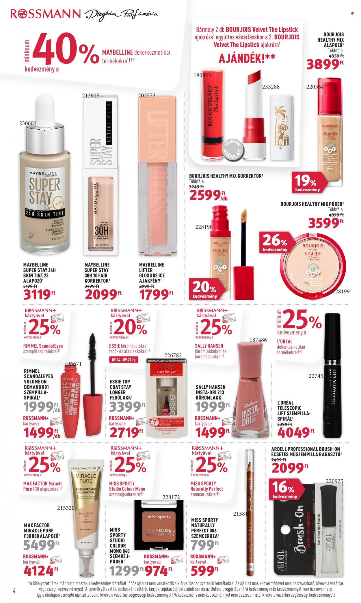 Rossmann akciós újságok - 2023.09.04 - 2023.09.15. Oldal 4