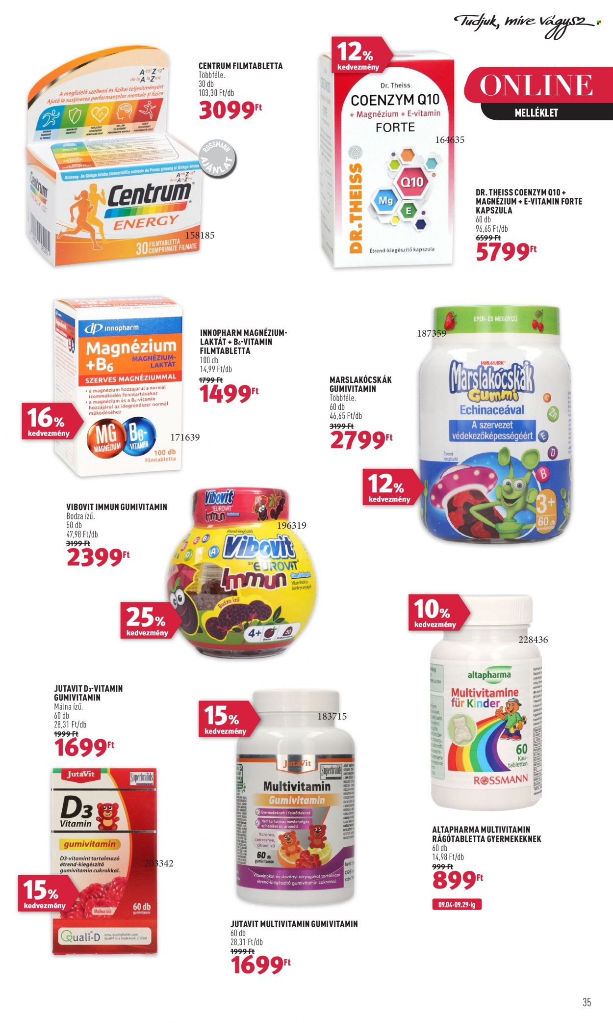 Rossmann akciós újságok - 2023.09.04 - 2023.09.15. Oldal 37