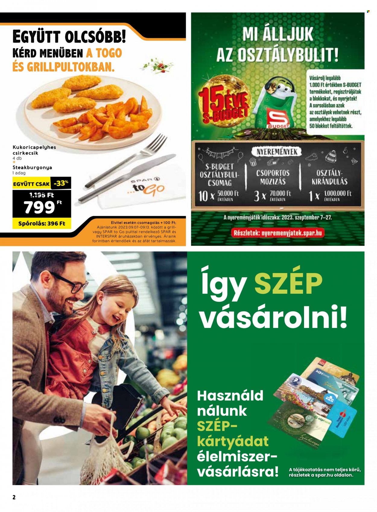 SPAR akciós újságok - 2023.09.07 - 2023.09.13. Oldal 2