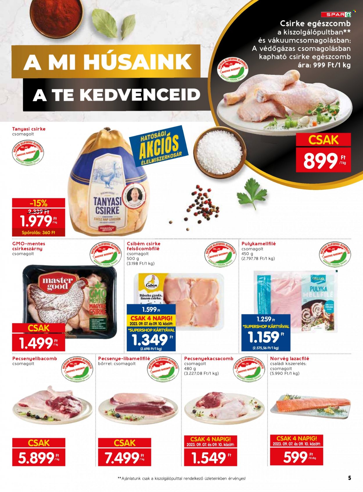 SPAR akciós újságok - 2023.09.07 - 2023.09.13. Oldal 7