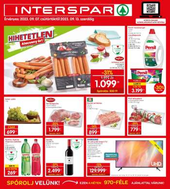 Újság INTERSPAR - 2023.09.07 - 2023.09.13.