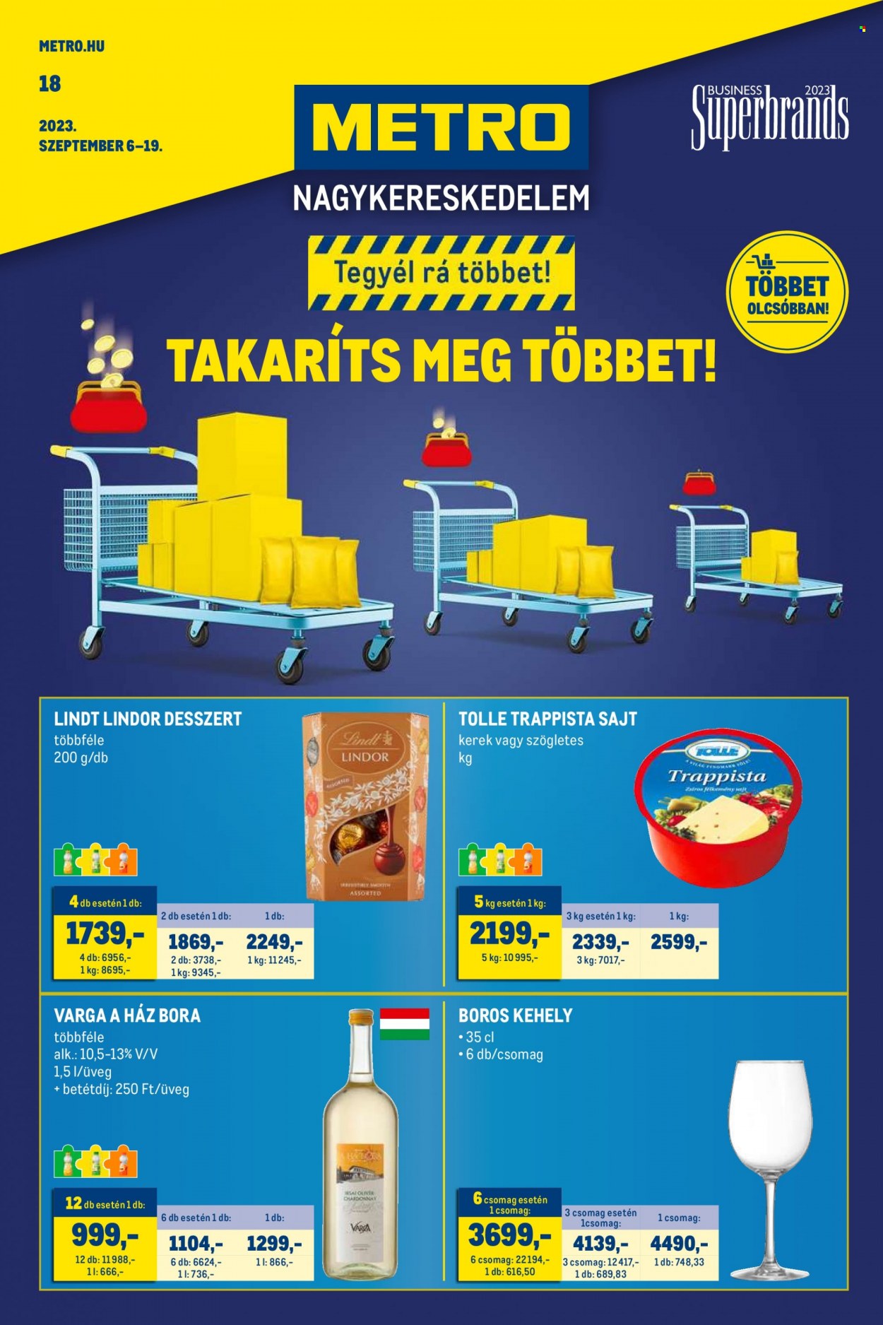 Metro akciós újságok - 2023.09.06 - 2023.09.19. Oldal 1