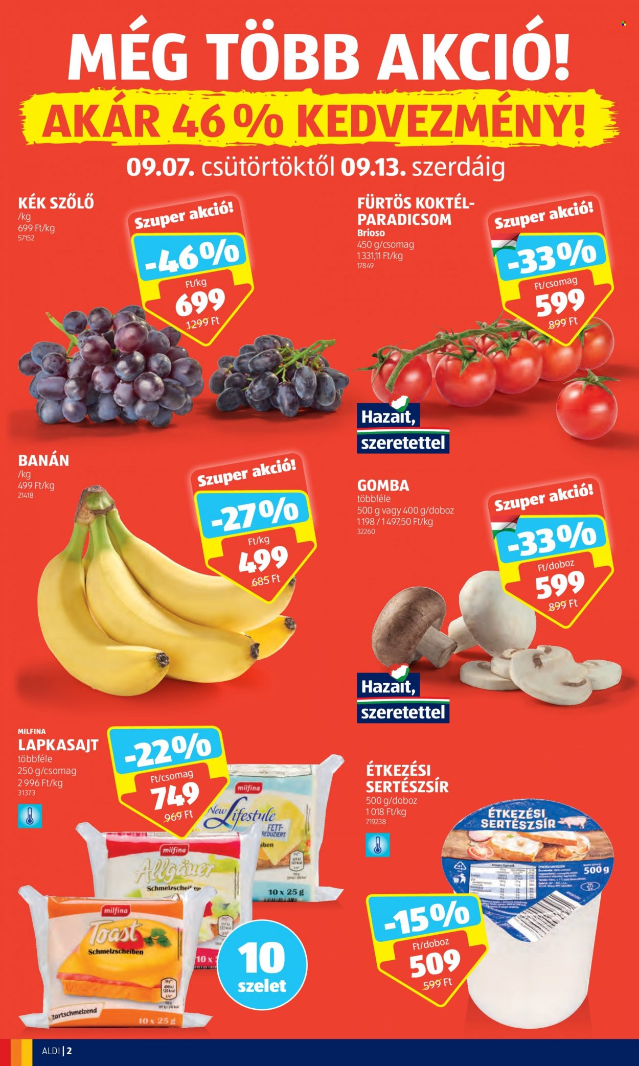 Aldi akciós újságok - 2023.09.07 - 2023.09.13. Oldal 2