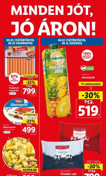 Újság Lidl - 2023.09.07 - 2023.09.13.