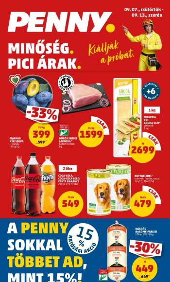 Újság Penny Market - 2023.09.07 - 2023.09.13.