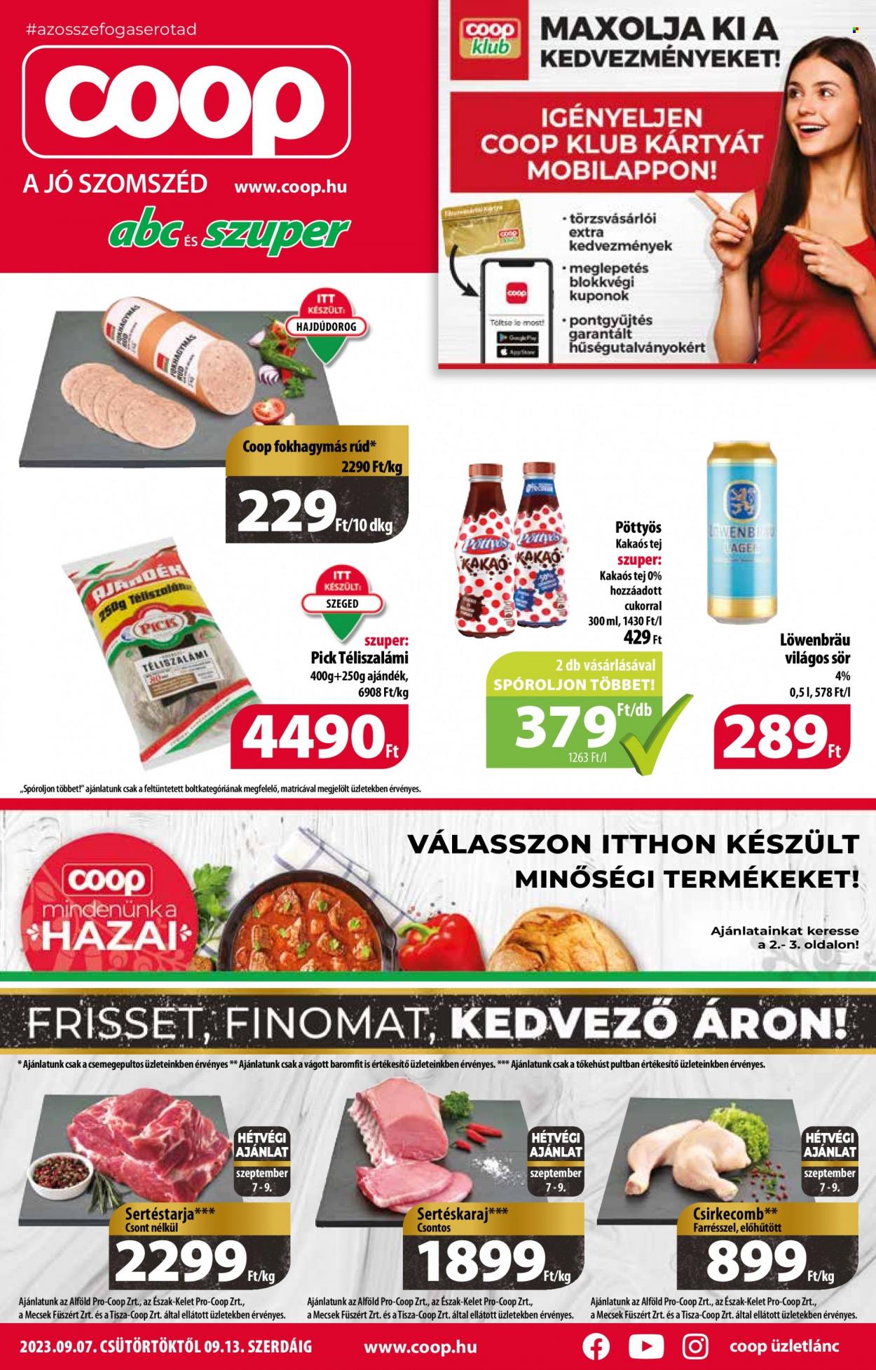 Coop akciós újságok - 2023.09.07 - 2023.09.13. Oldal 1