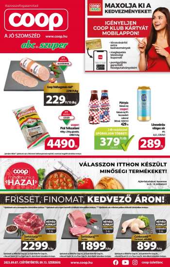 Újság Coop - 2023.09.07 - 2023.09.13.