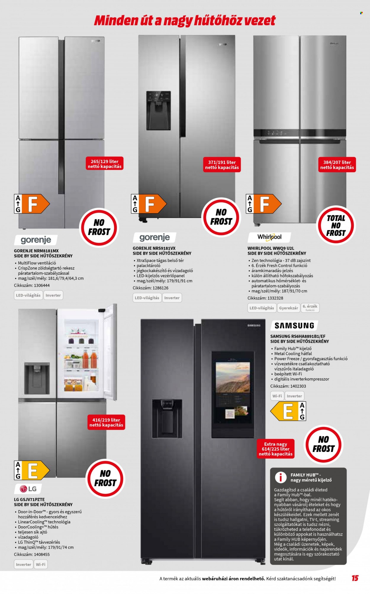 MediaMarkt akciós újságok - 2023.09.06 - 2023.10.01. Oldal 15