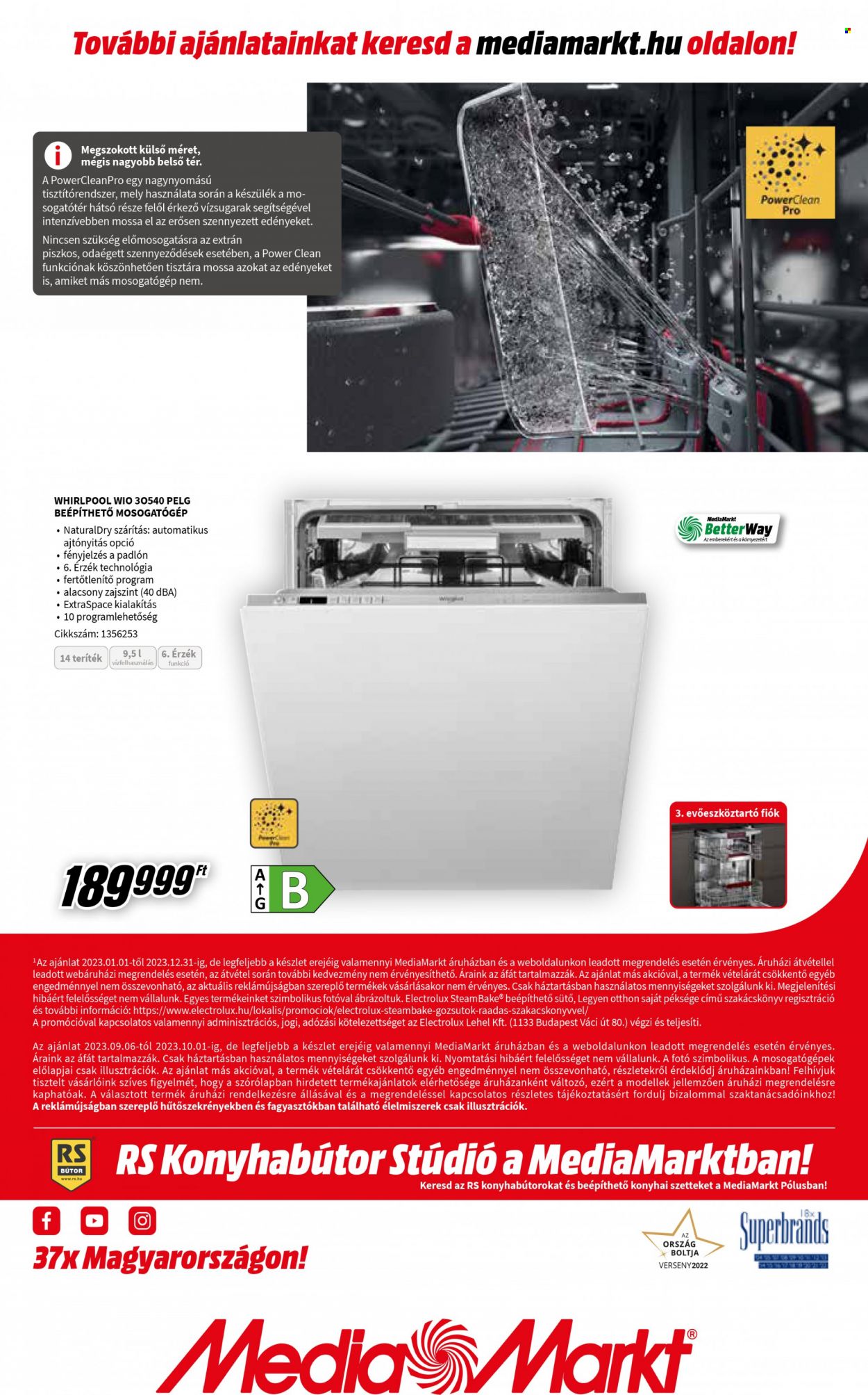 MediaMarkt akciós újságok - 2023.09.06 - 2023.10.01. Oldal 16