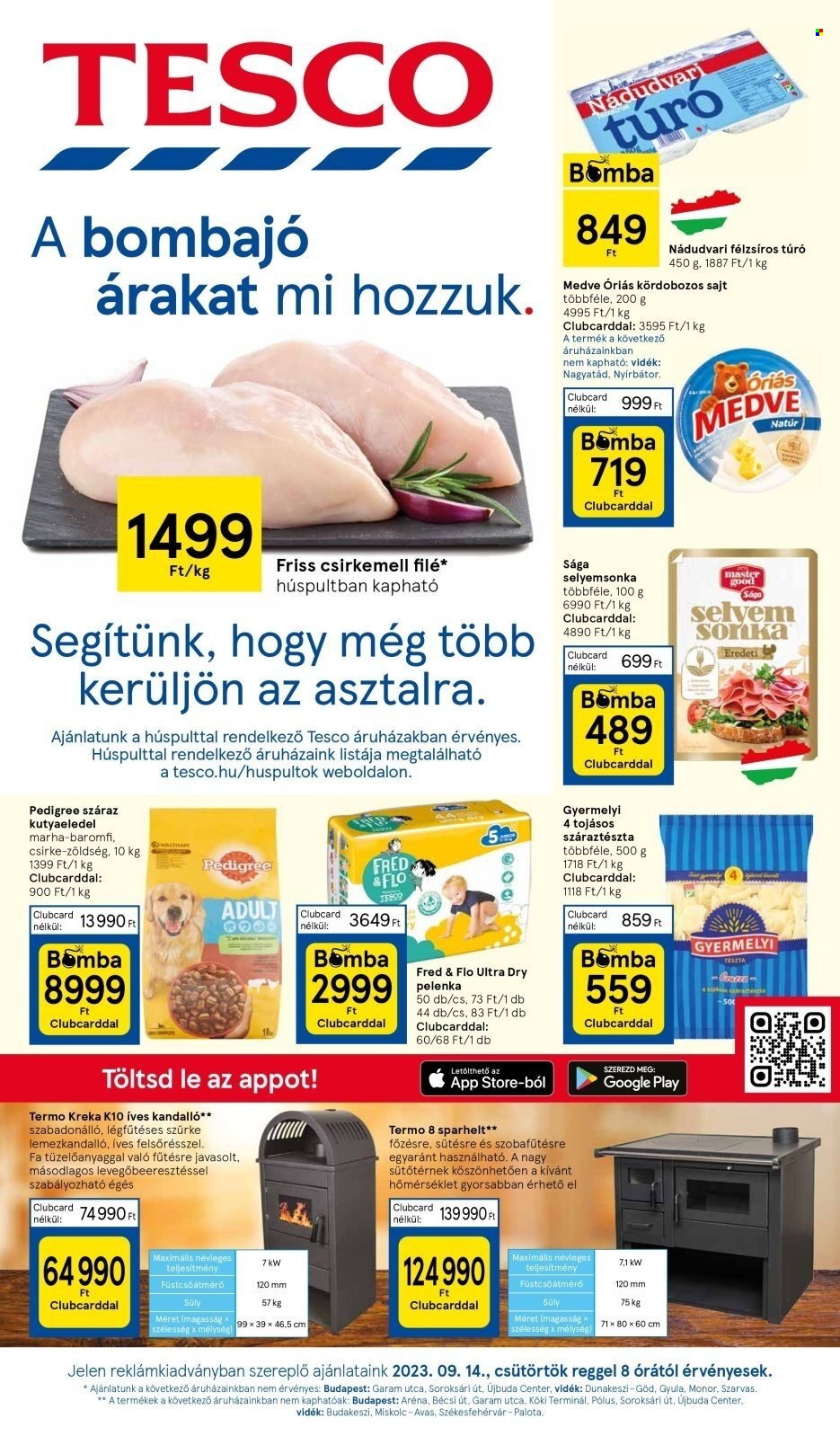 TESCO akciós újságok - 2023.09.14 - 2023.09.20. Oldal 1