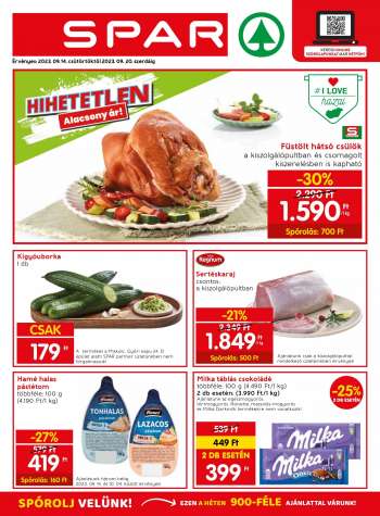 Leták SPAR - 14.9.2023 - 20.9.2023.
