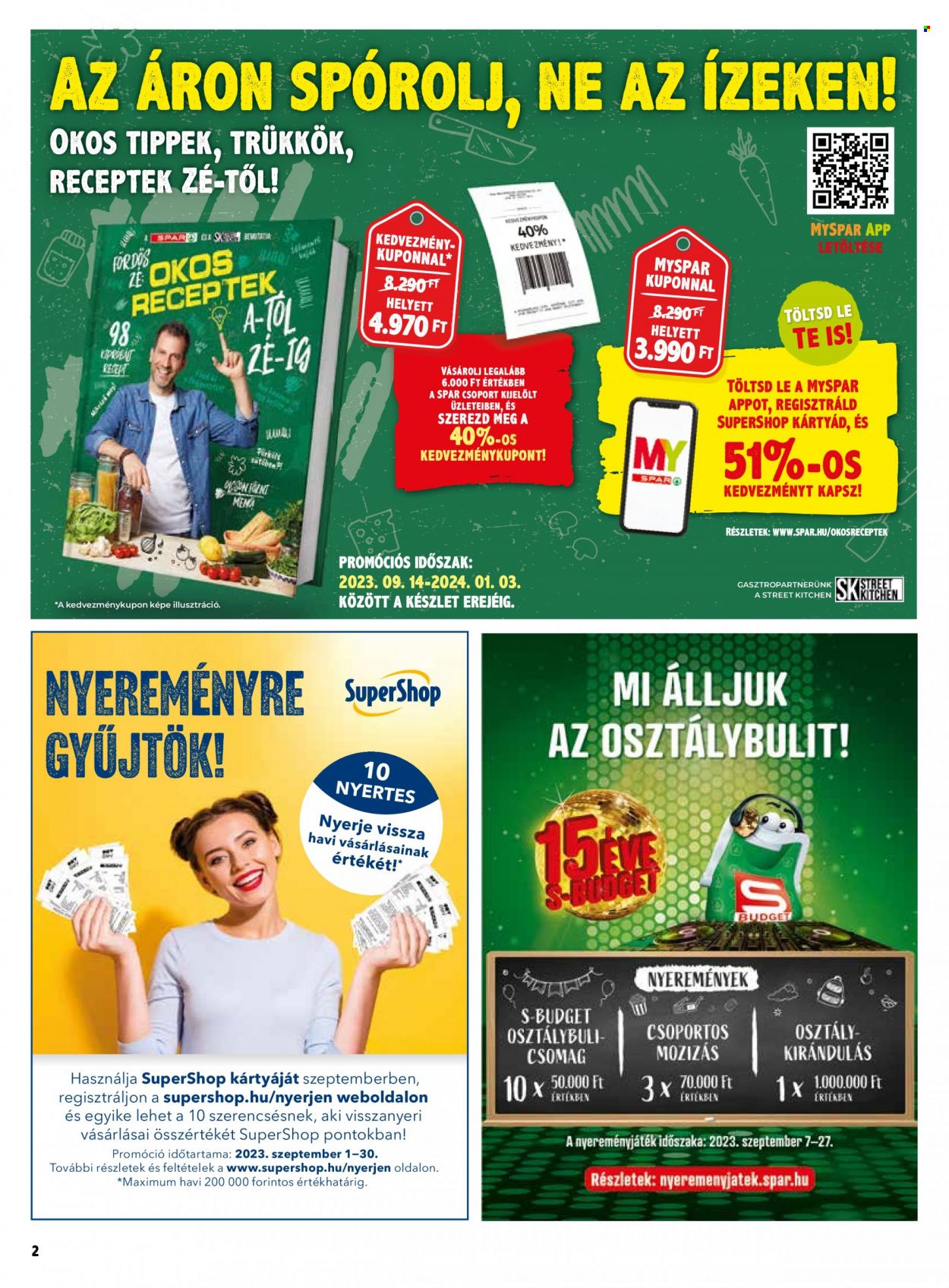 SPAR akciós újságok - 2023.09.14 - 2023.09.20. Oldal 2