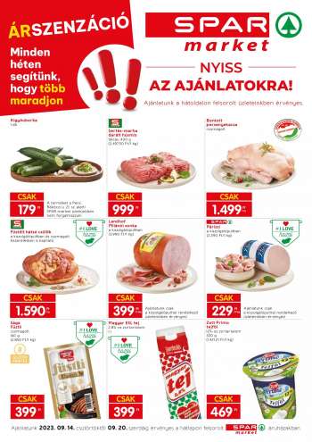 Újság SPAR market - 2023.09.14 - 2023.09.20.