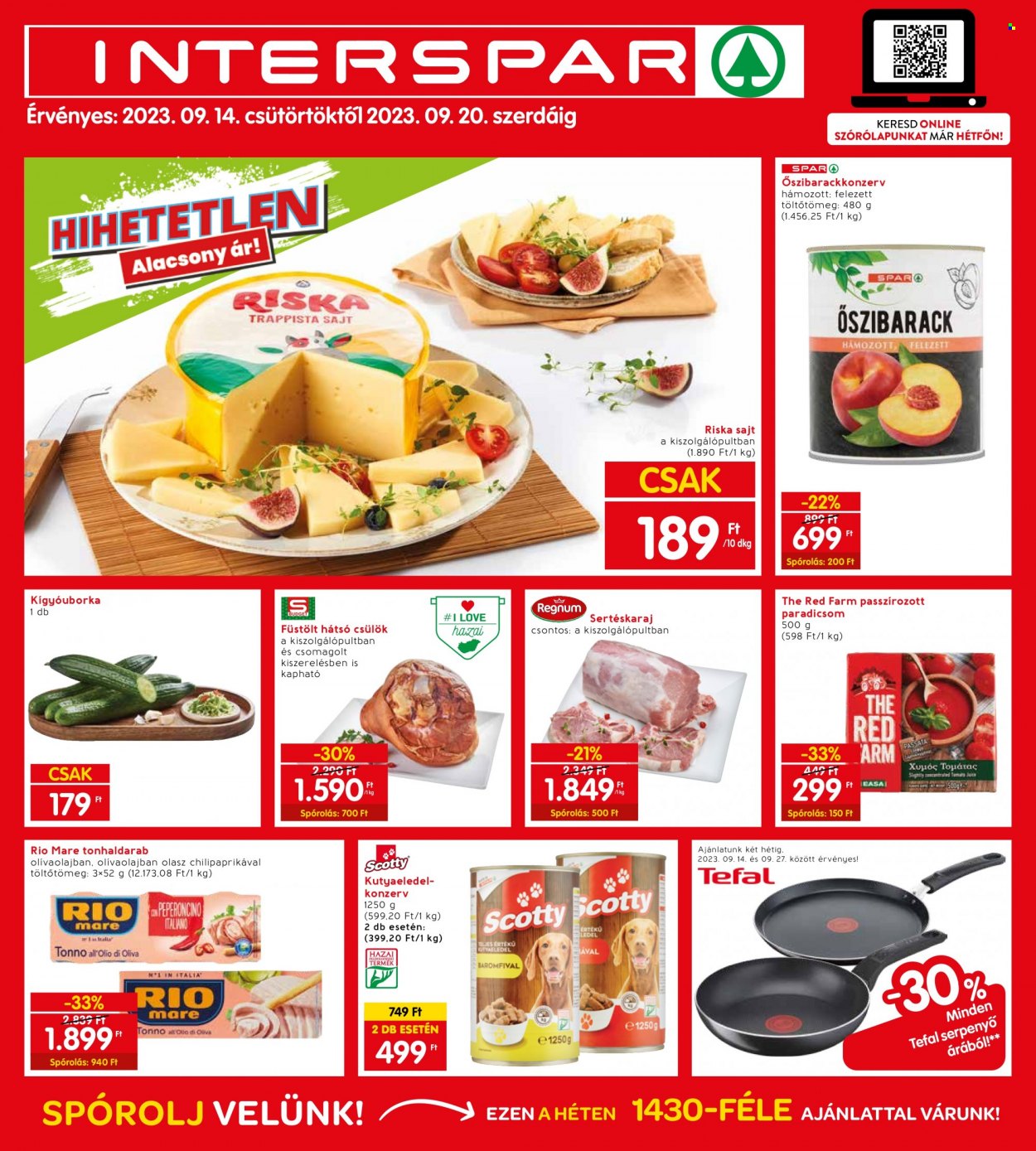 INTERSPAR akciós újságok - 2023.09.14 - 2023.09.20. Oldal 1
