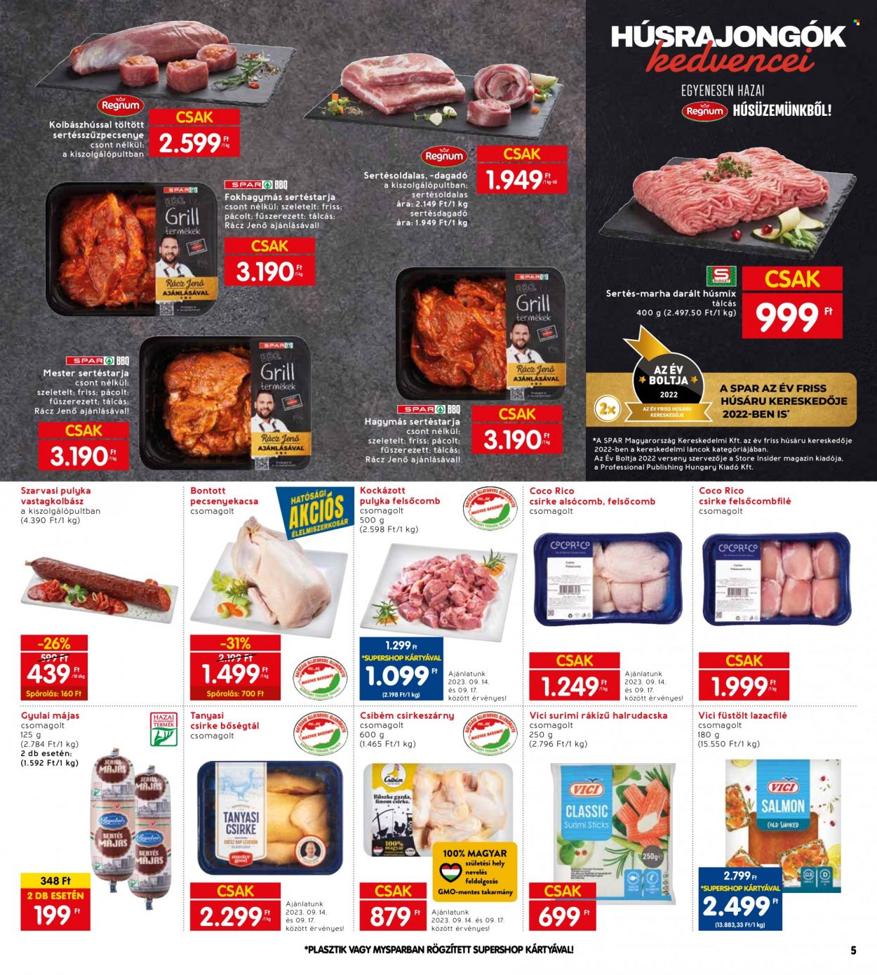 INTERSPAR akciós újságok - 2023.09.14 - 2023.09.20. Oldal 7