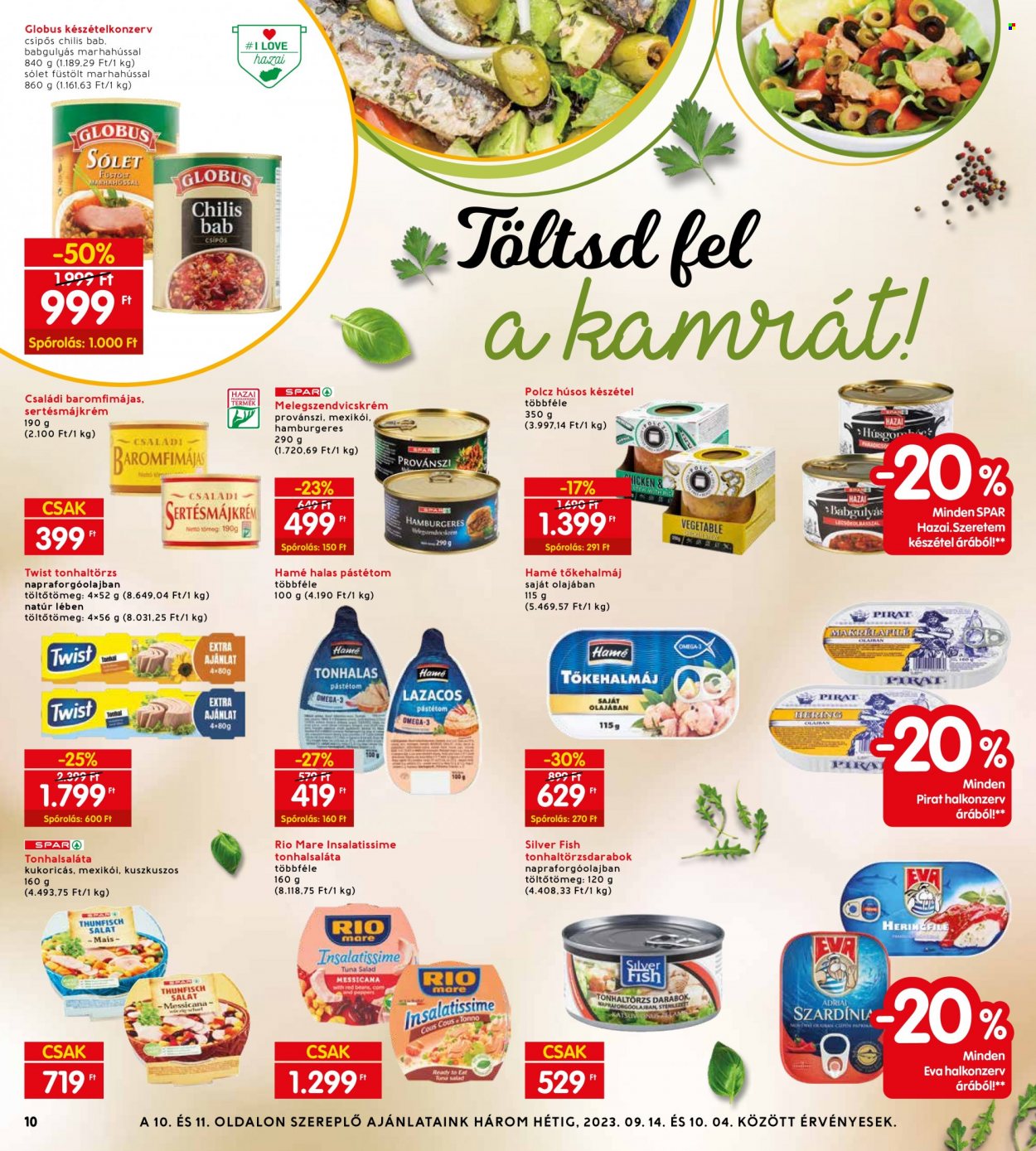 INTERSPAR akciós újságok - 2023.09.14 - 2023.09.20. Oldal 14