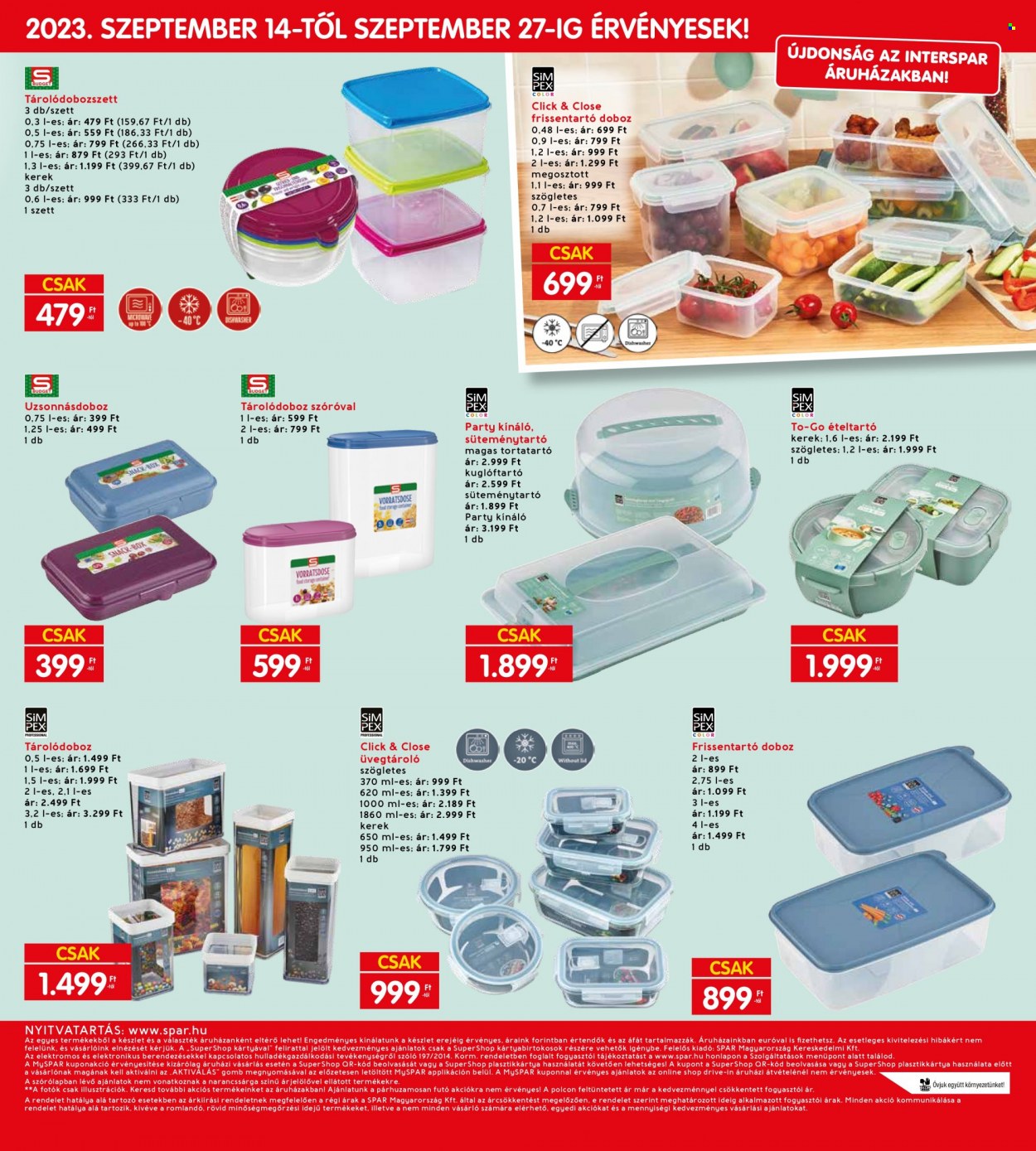 INTERSPAR akciós újságok - 2023.09.14 - 2023.09.20. Oldal 25
