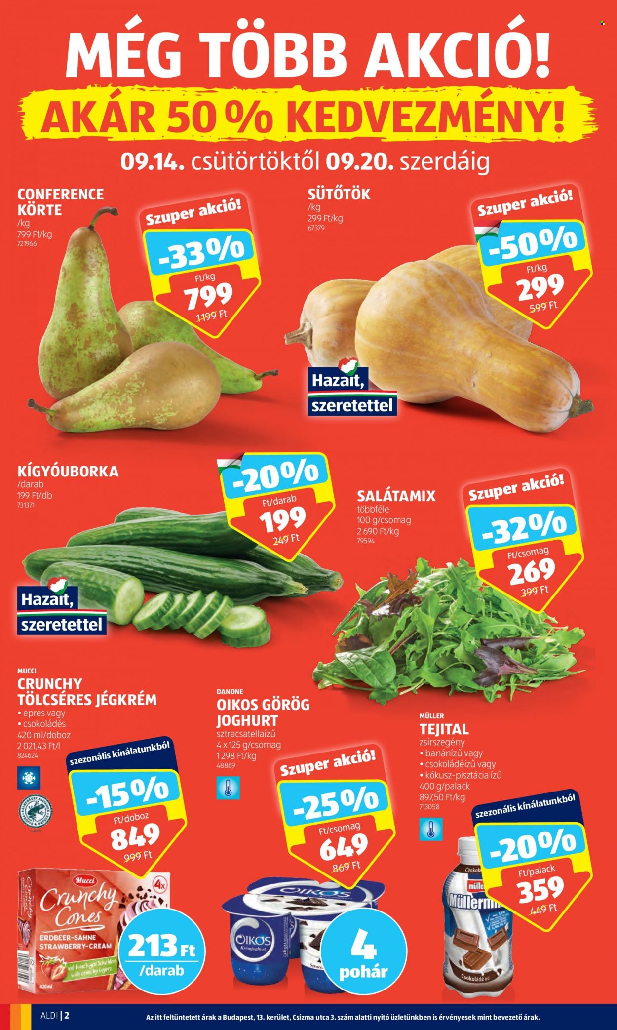 Aldi akciós újságok - 2023.09.14 - 2023.09.20. Oldal 2