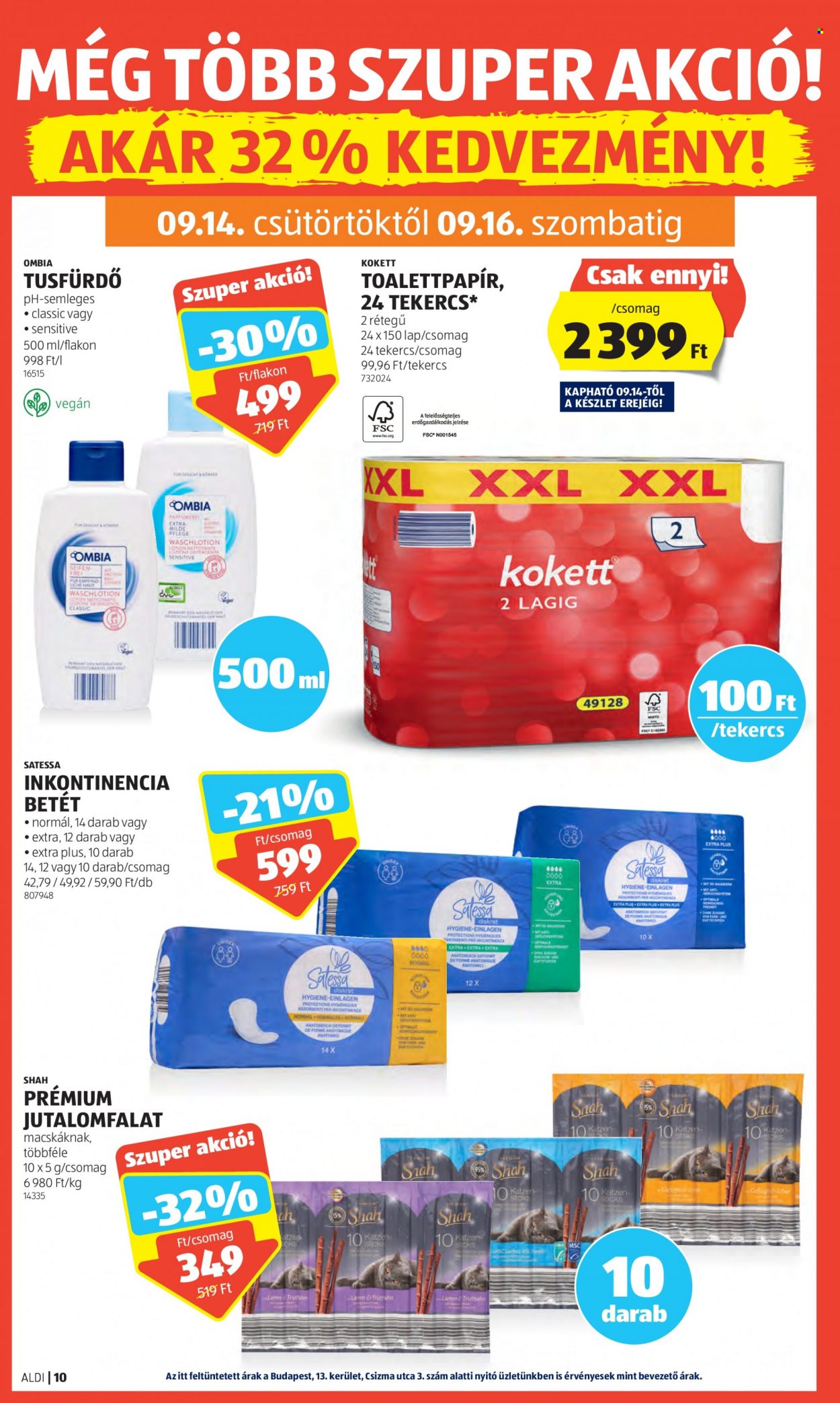 Aldi akciós újságok - 2023.09.14 - 2023.09.20. Oldal 12