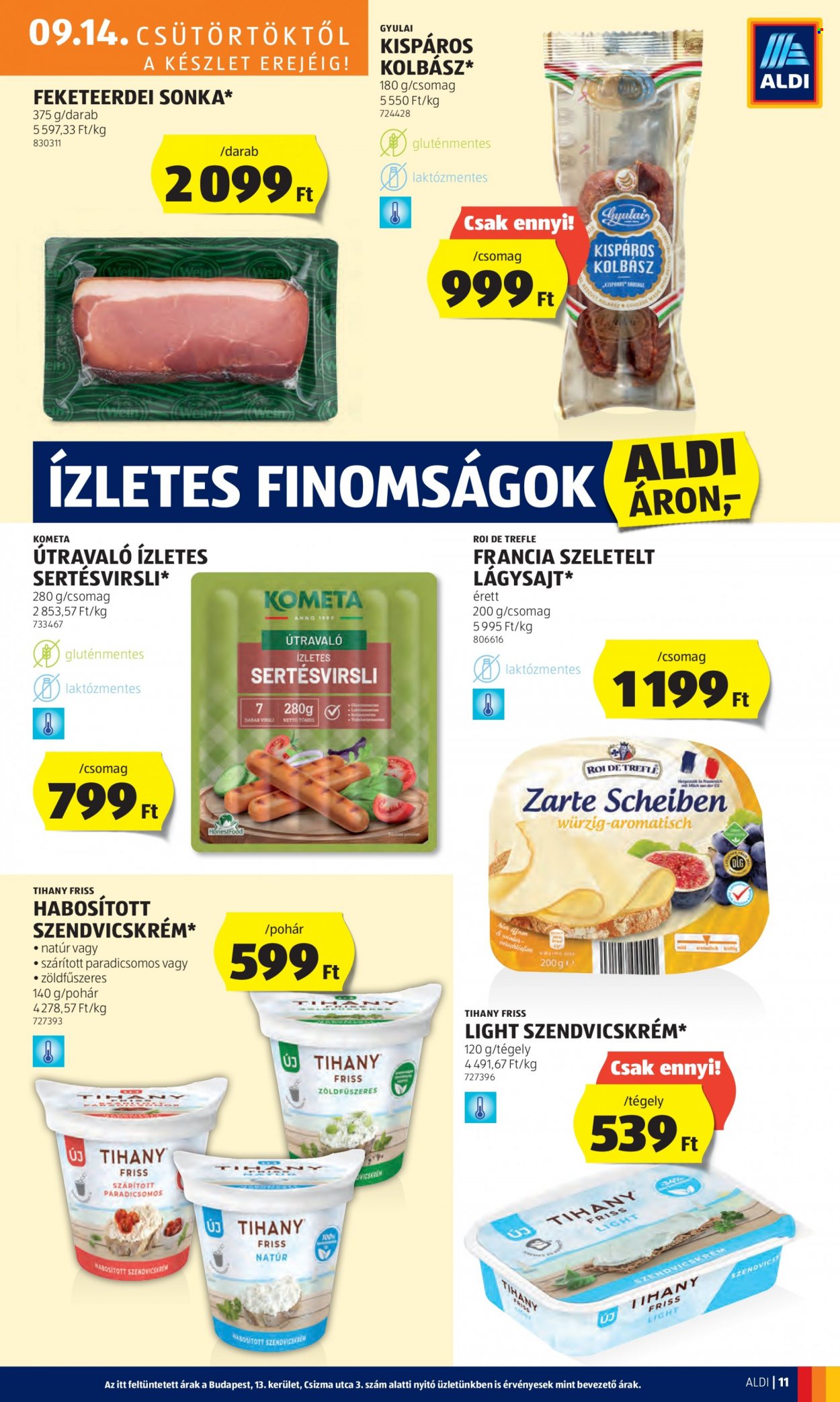 Aldi akciós újságok - 2023.09.14 - 2023.09.20. Oldal 13