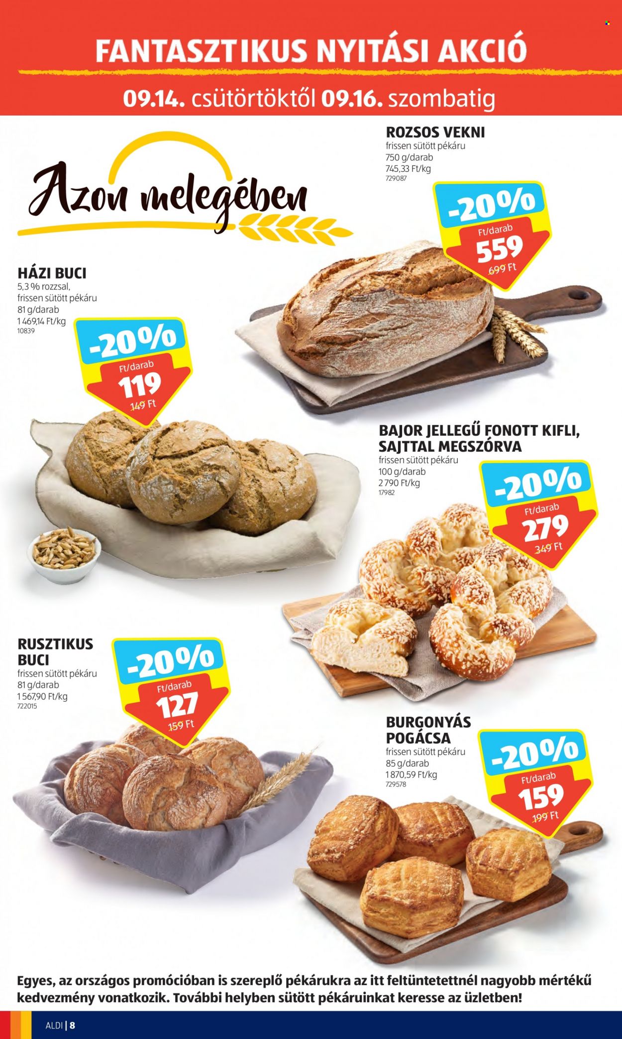 Aldi akciós újságok. Oldal 8