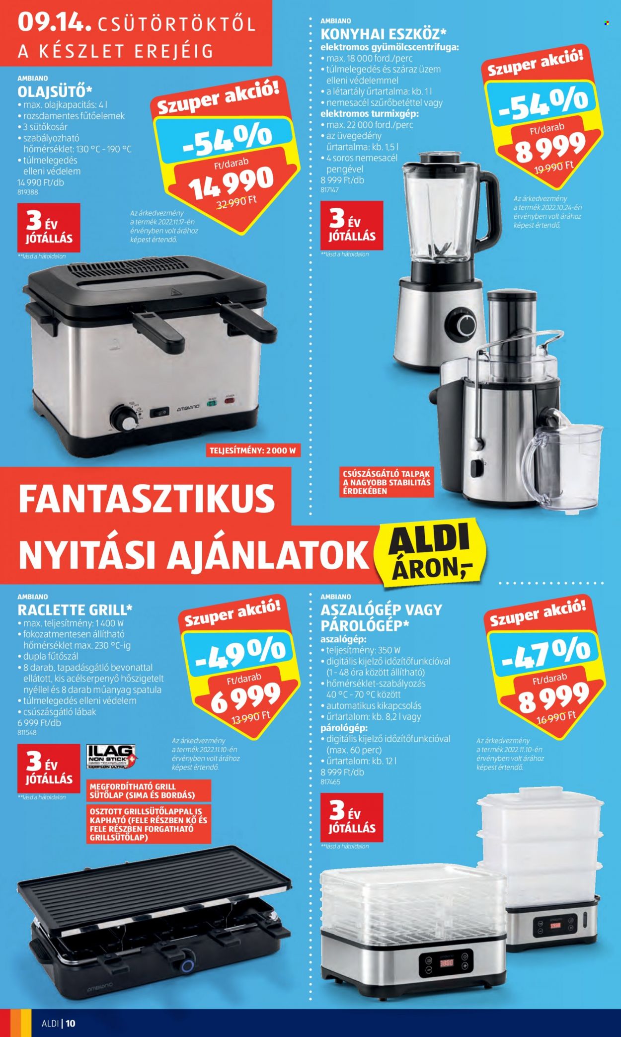 Aldi akciós újságok. Oldal 10