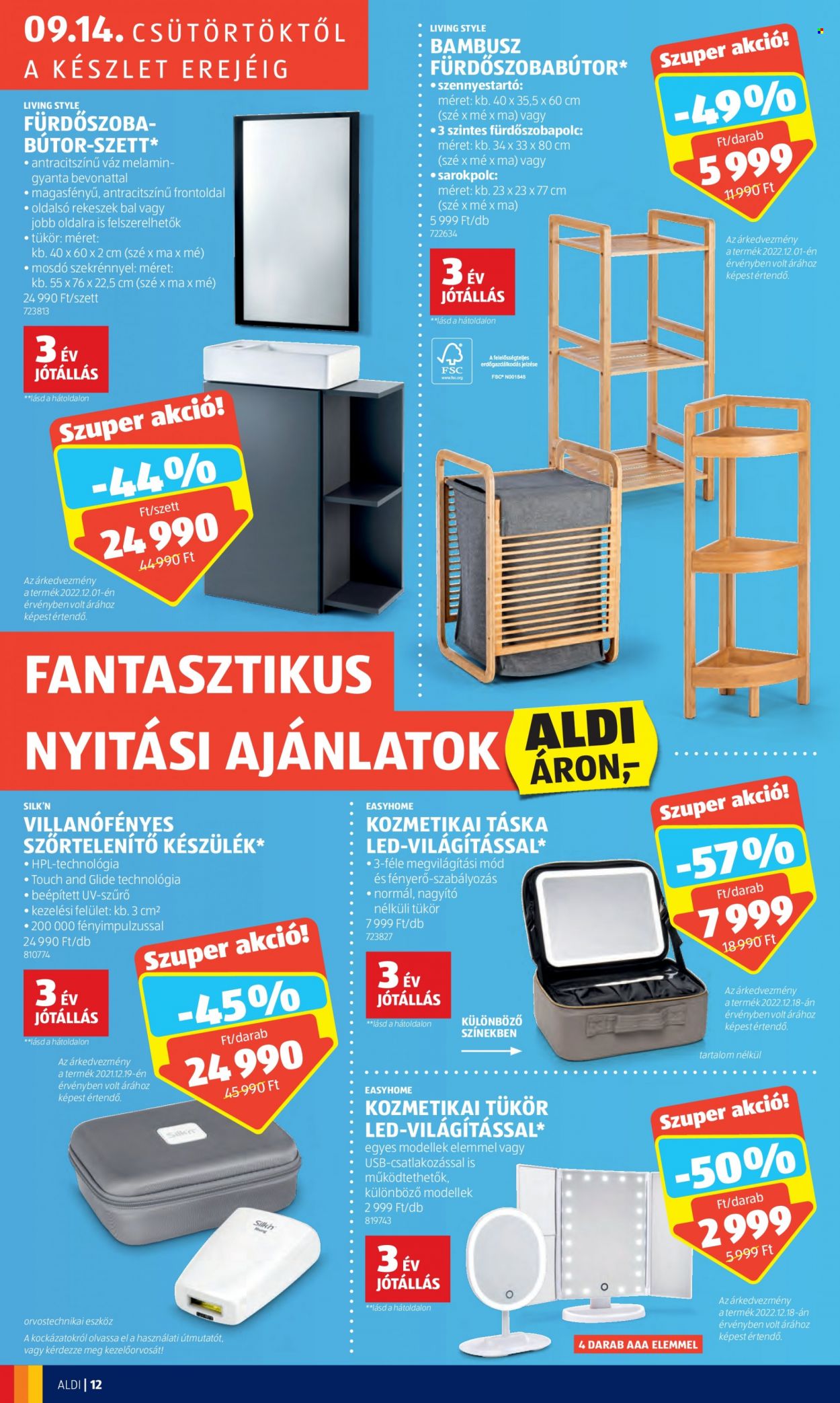 Aldi akciós újságok. Oldal 12