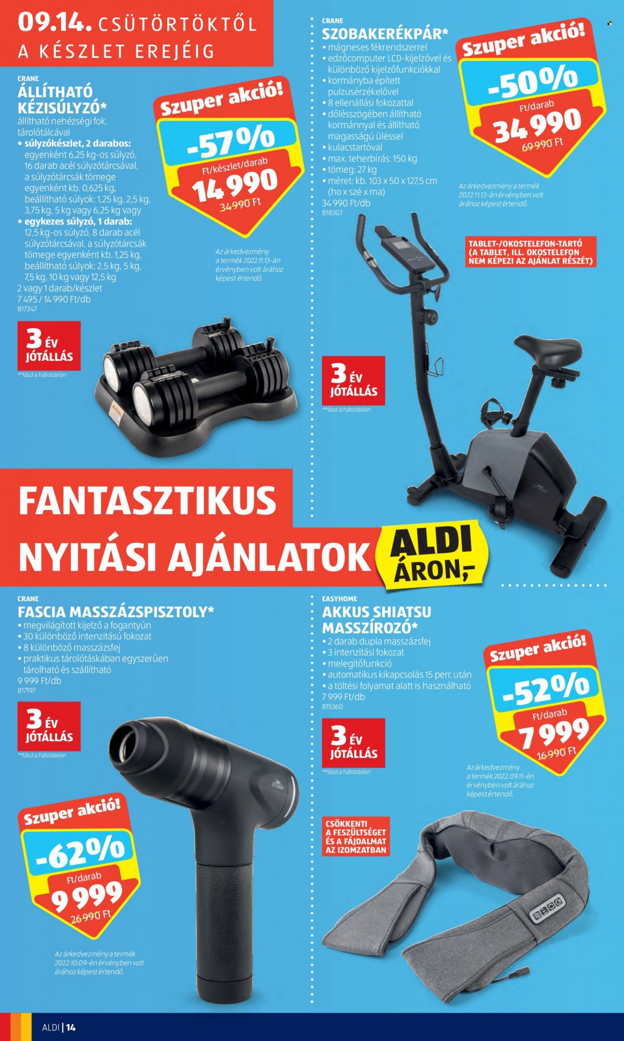 Aldi akciós újságok. Oldal 14