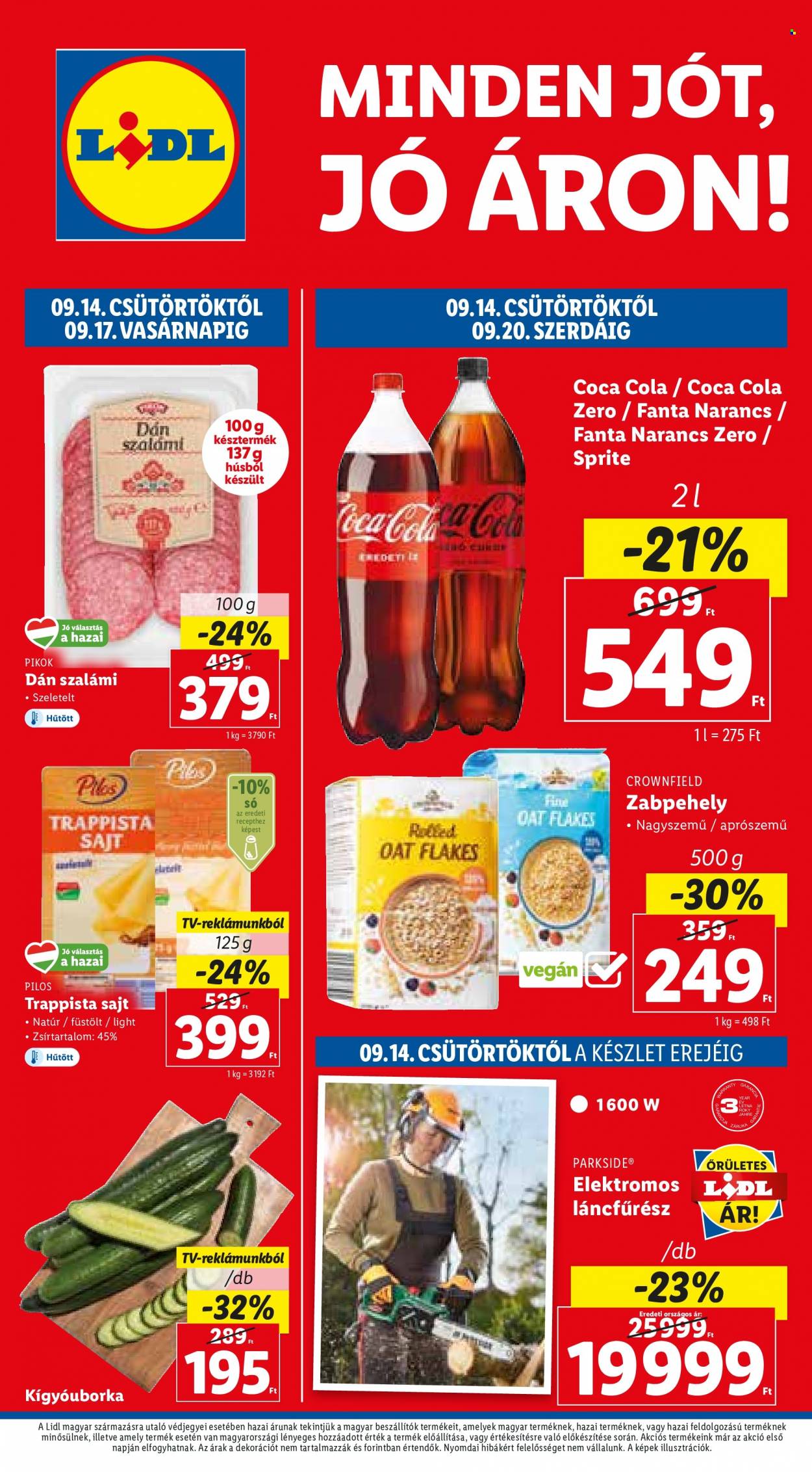 Lidl akciós újságok - 2023.09.14 - 2023.09.20. Oldal 1
